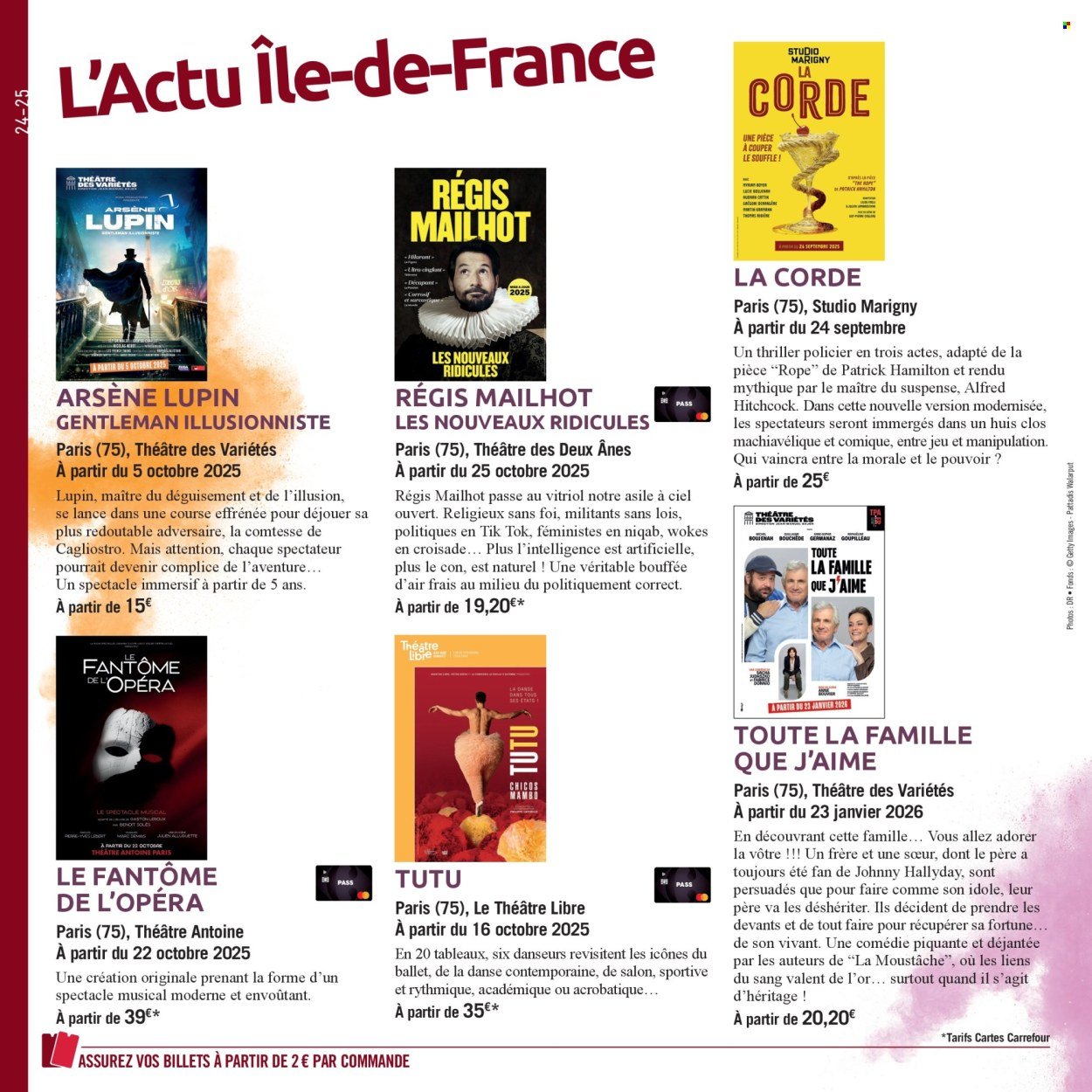 Catalogue CARREFOUR - LE BOOK DE VOS SORTIES (2025-10-01 - 2026-03-08)