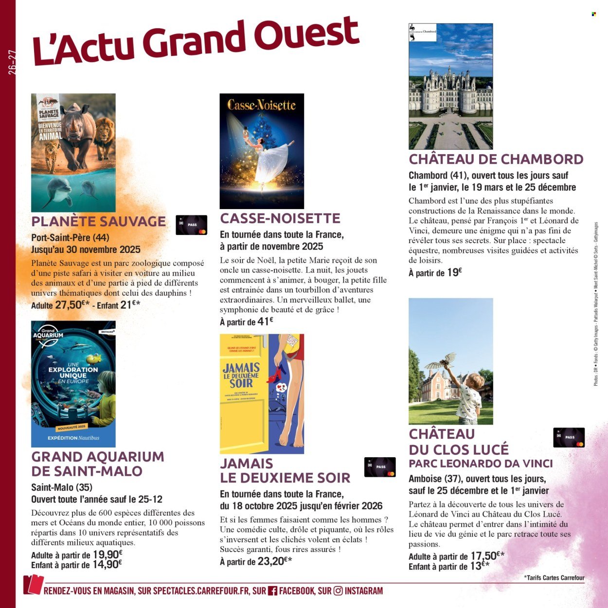 Catalogue CARREFOUR - LE BOOK DE VOS SORTIES (2025-10-01 - 2026-03-08)