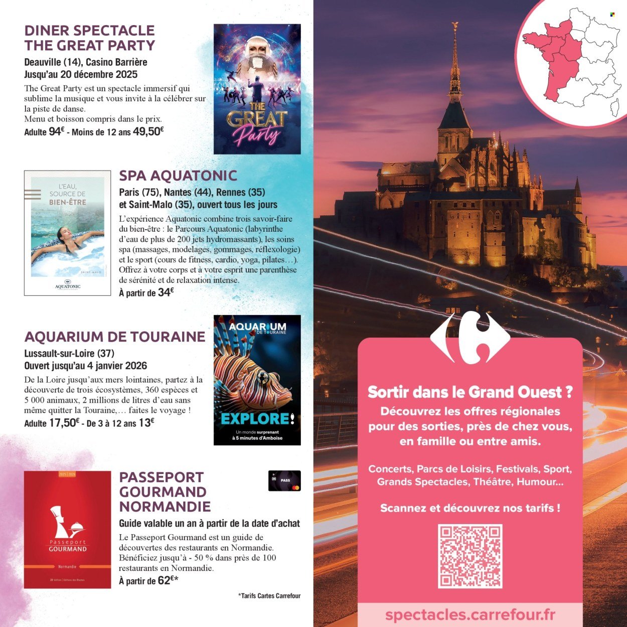Catalogue CARREFOUR - LE BOOK DE VOS SORTIES (2025-10-01 - 2026-03-08)