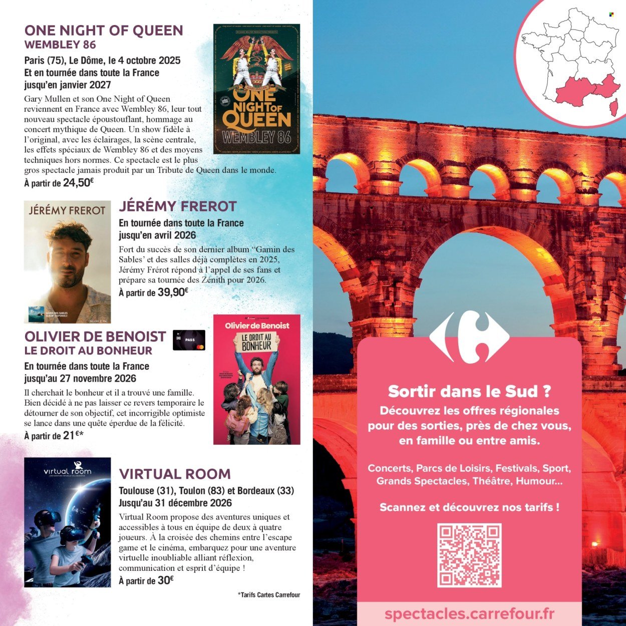 Catalogue CARREFOUR - LE BOOK DE VOS SORTIES (2025-10-01 - 2026-03-08)