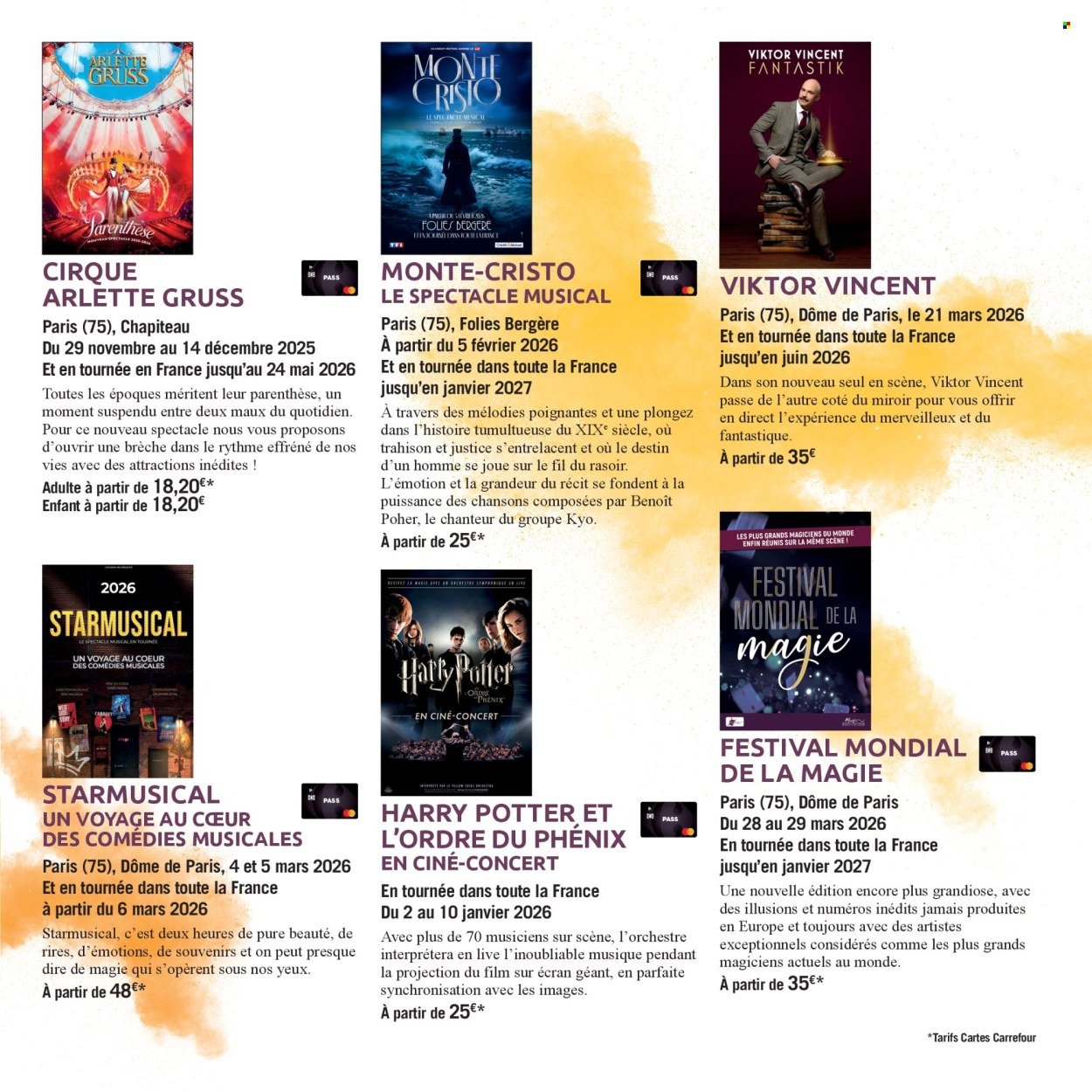 Catalogue CARREFOUR - LE BOOK DE VOS SORTIES (2025-10-01 - 2026-03-08)