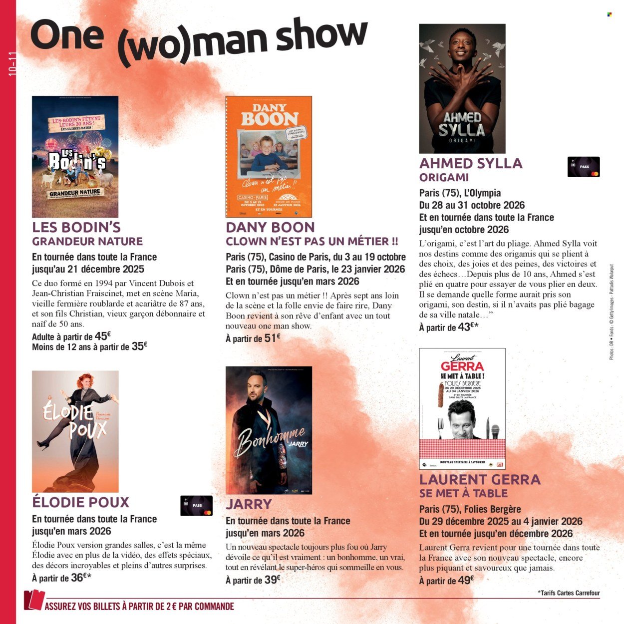 Catalogue CARREFOUR - LE BOOK DE VOS SORTIES (2025-10-01 - 2026-03-08)