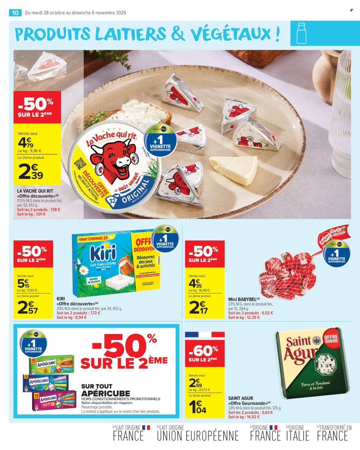Catalogue CARREFOUR MARKET - PRODUITS LAITIERS & VÉGÉTAUX !