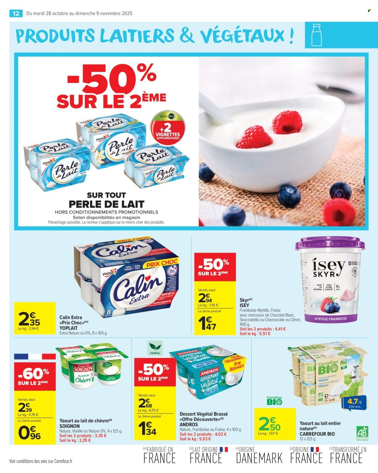 Catalogue CARREFOUR MARKET - PRODUITS LAITIERS & VÉGÉTAUX !