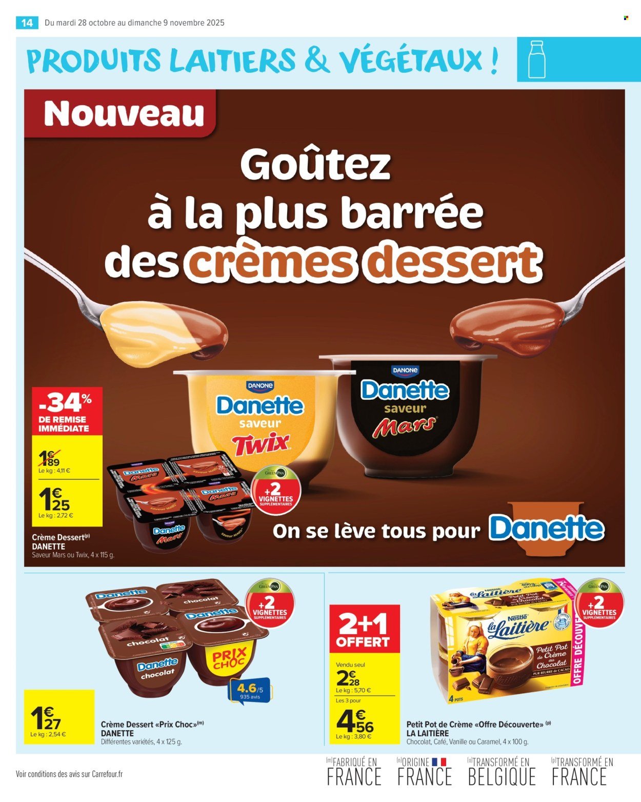 Catalogue CARREFOUR MARKET - PRODUITS LAITIERS & VÉGÉTAUX !