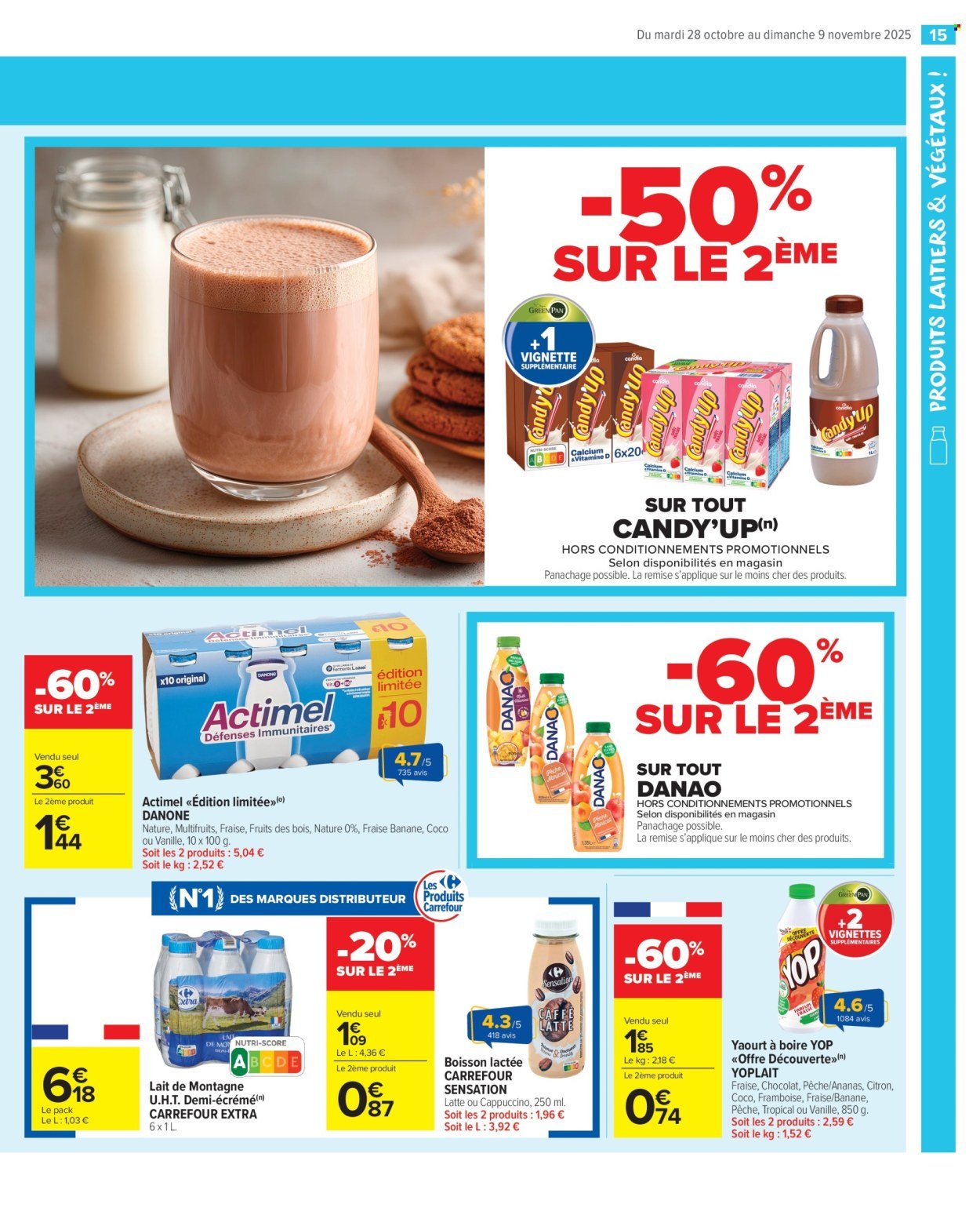 Catalogue CARREFOUR MARKET - PRODUITS LAITIERS & VÉGÉTAUX !