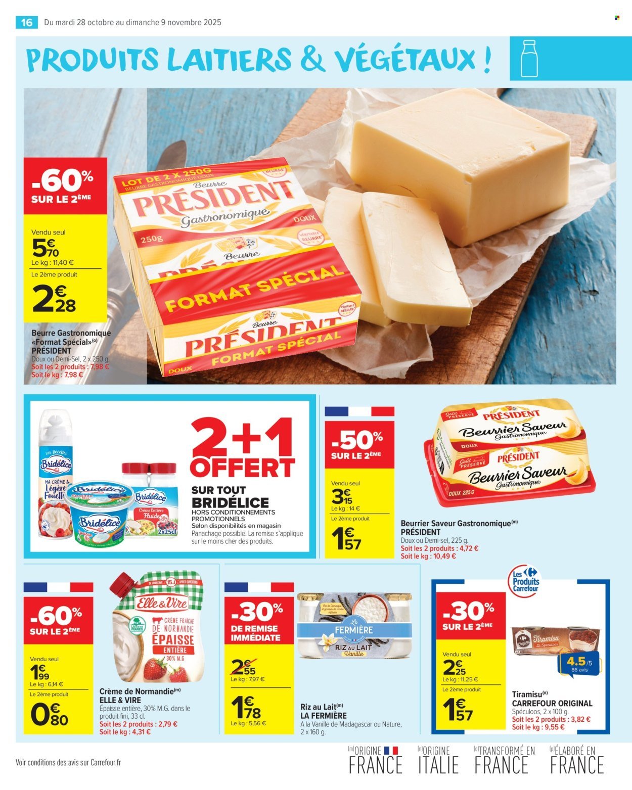 Catalogue CARREFOUR MARKET - PRODUITS LAITIERS & VÉGÉTAUX !