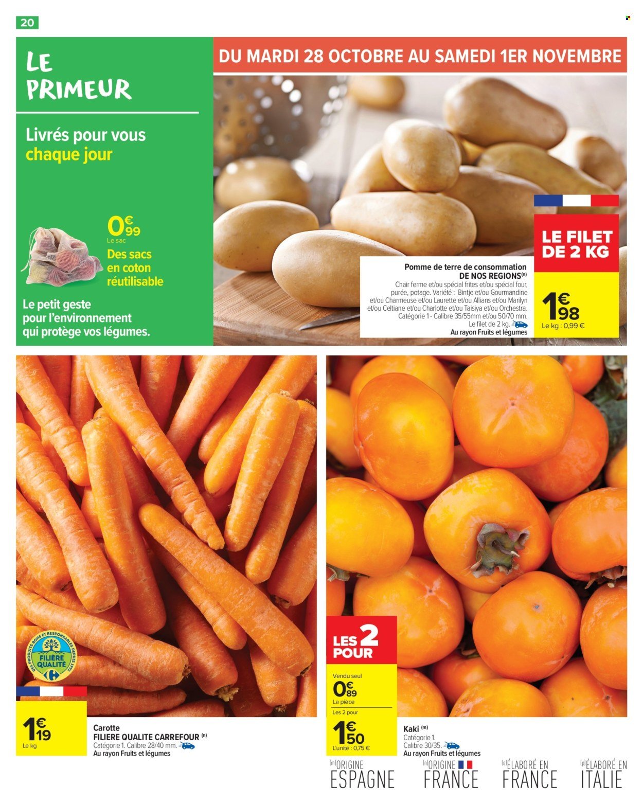 Catalogue CARREFOUR MARKET - PRODUITS LAITIERS & VÉGÉTAUX !