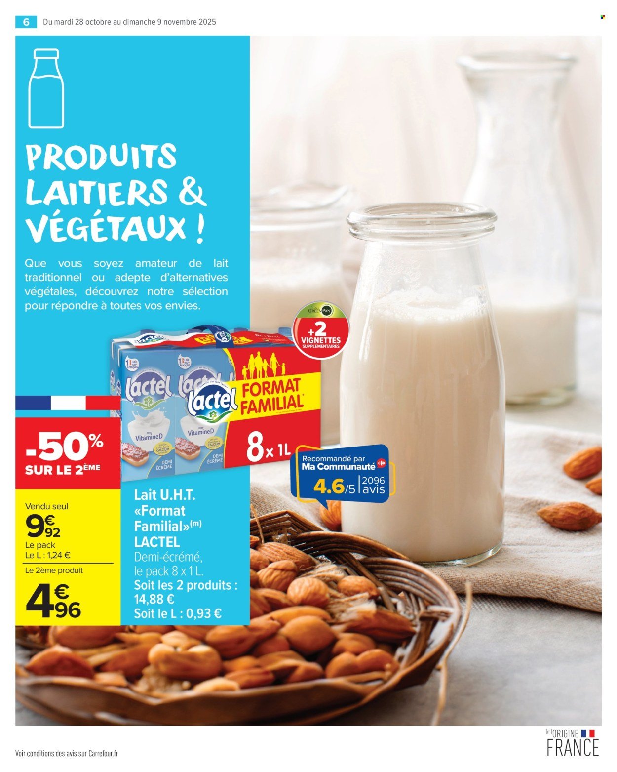 Catalogue CARREFOUR MARKET - PRODUITS LAITIERS & VÉGÉTAUX !