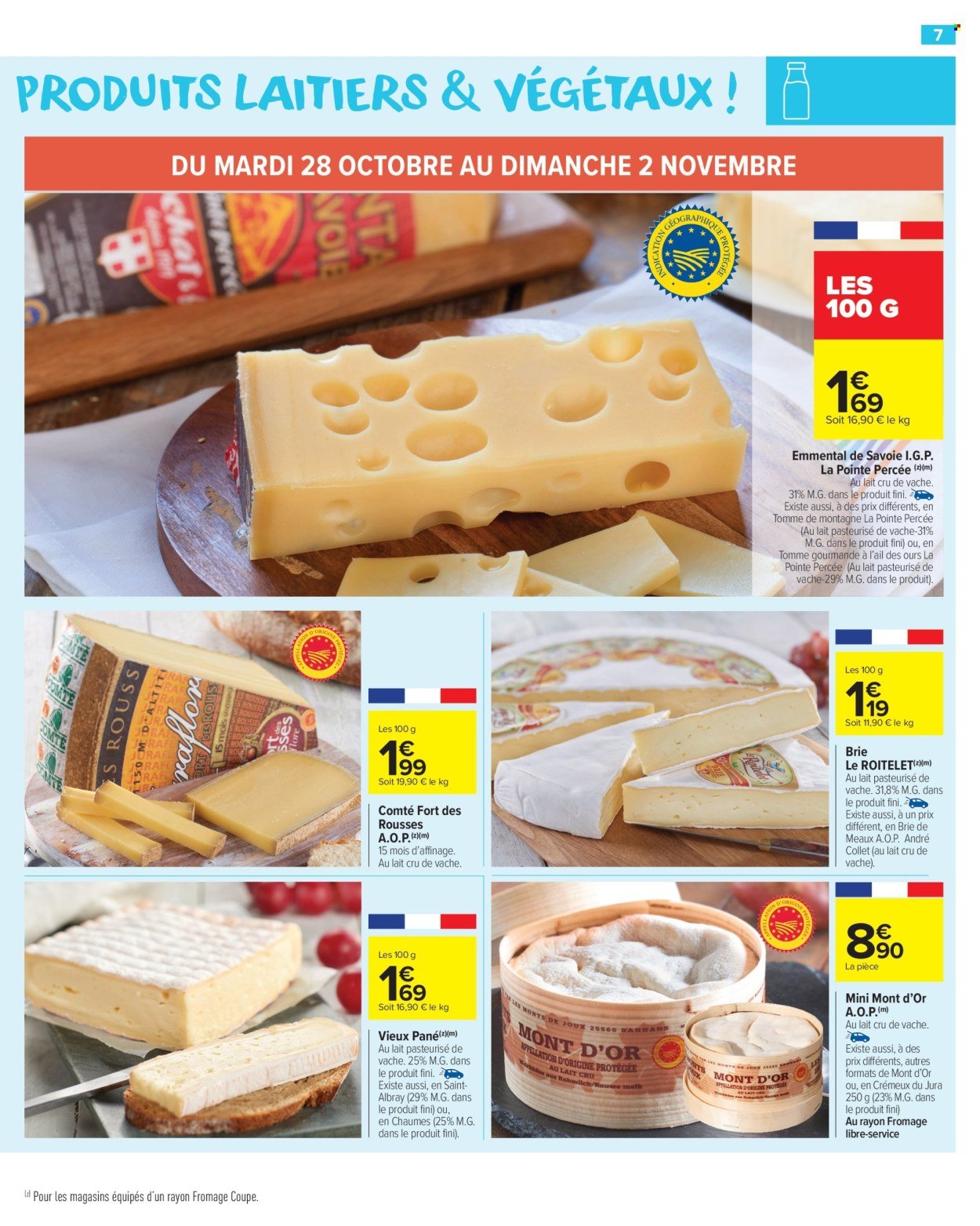 Catalogue CARREFOUR MARKET - PRODUITS LAITIERS & VÉGÉTAUX !