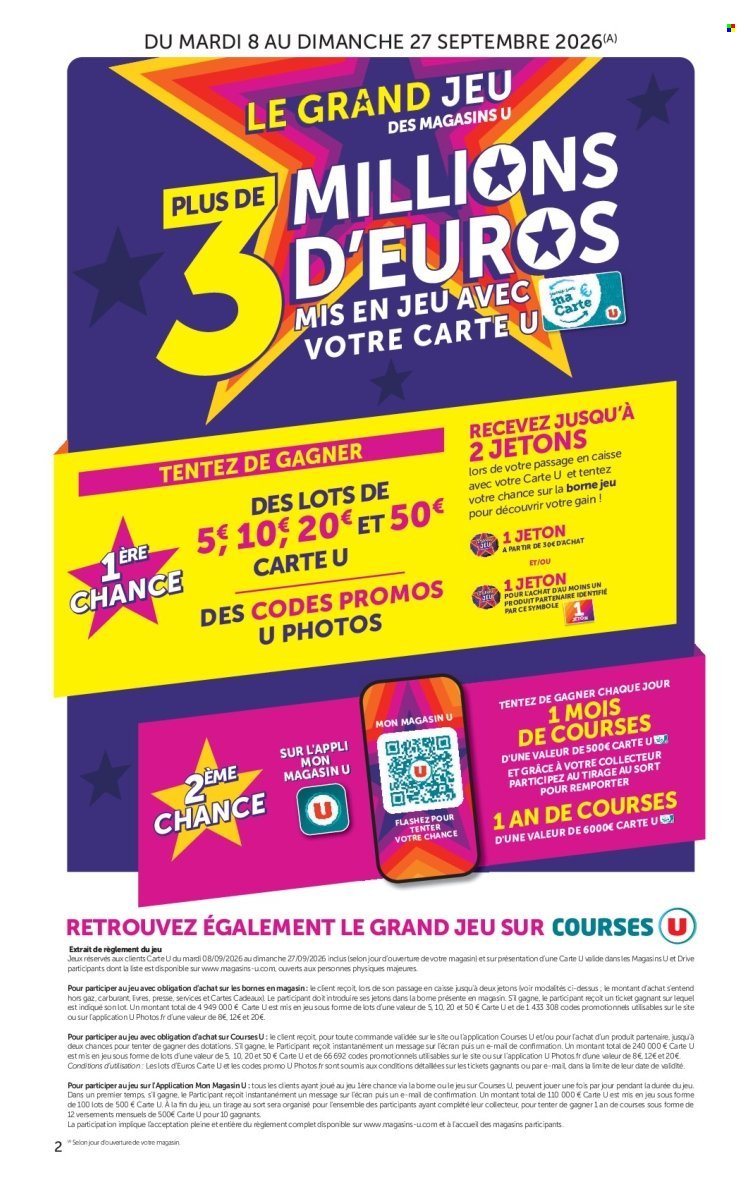 Catalogue SUPER U - Anniversaire gagnant des Magasins U