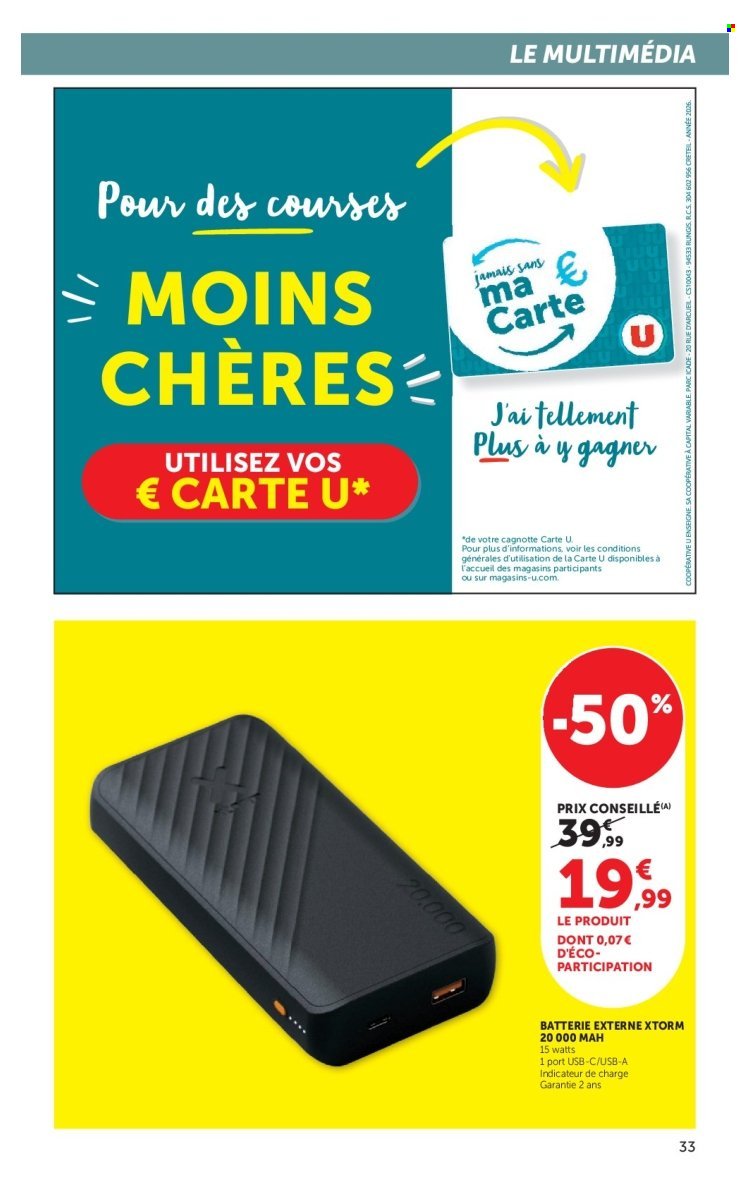 Catalogue SUPER U - Anniversaire gagnant des Magasins U