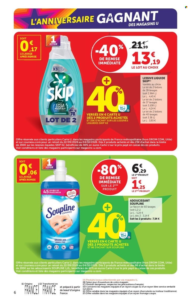 Catalogue SUPER U - Anniversaire gagnant des Magasins U