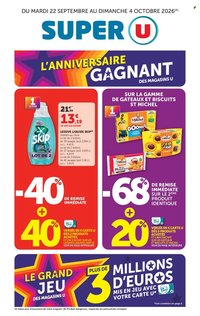 Catalogue SUPER U - Anniversaire gagnant des Magasins U