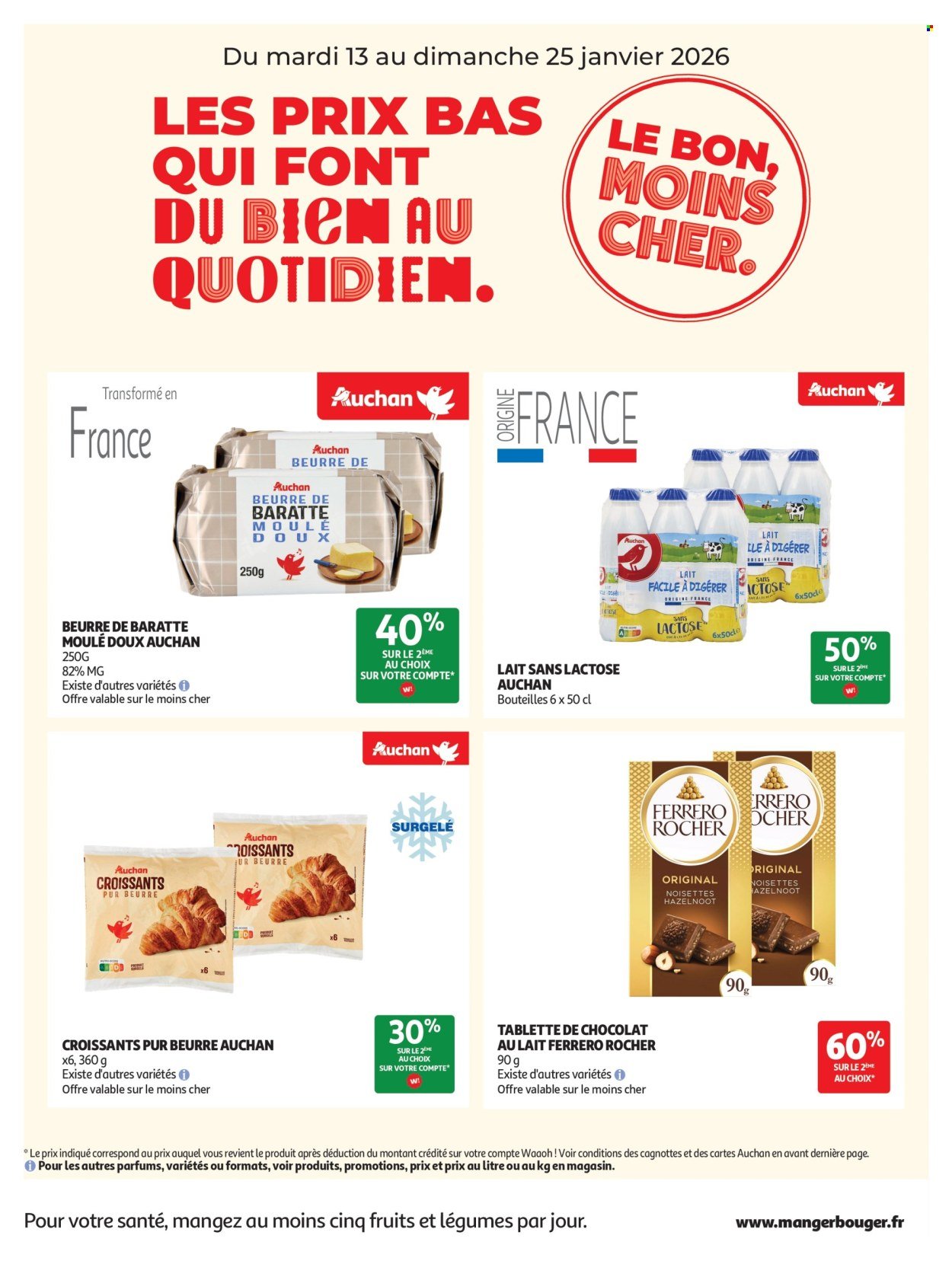 Catalogue AUCHAN - Prix bas qui font du bien