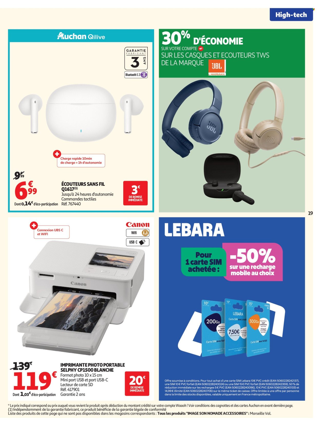Catalogue AUCHAN - Promos rentrée étudiants