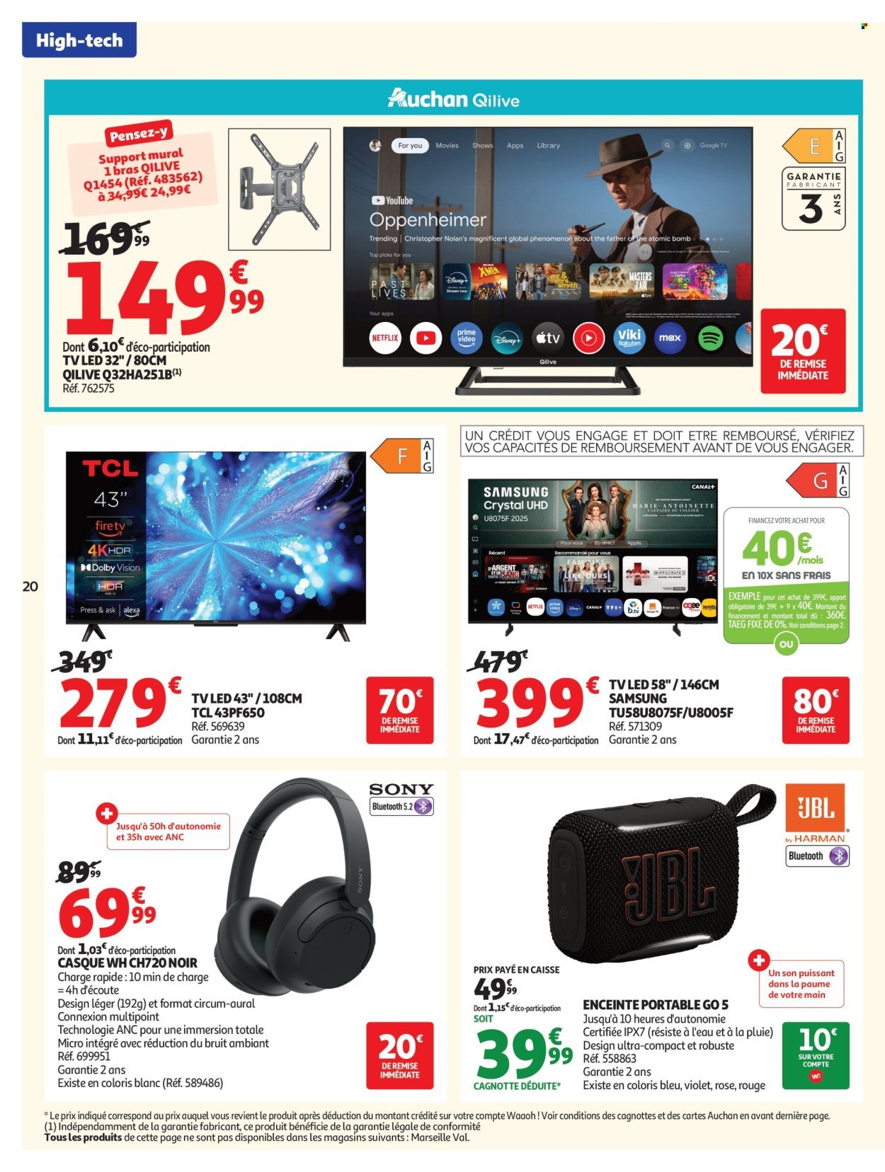 Catalogue AUCHAN - Promos rentrée étudiants