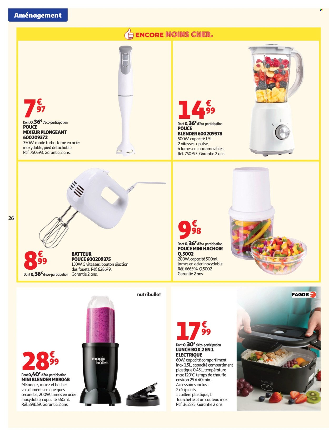 Catalogue AUCHAN - Promos rentrée étudiants