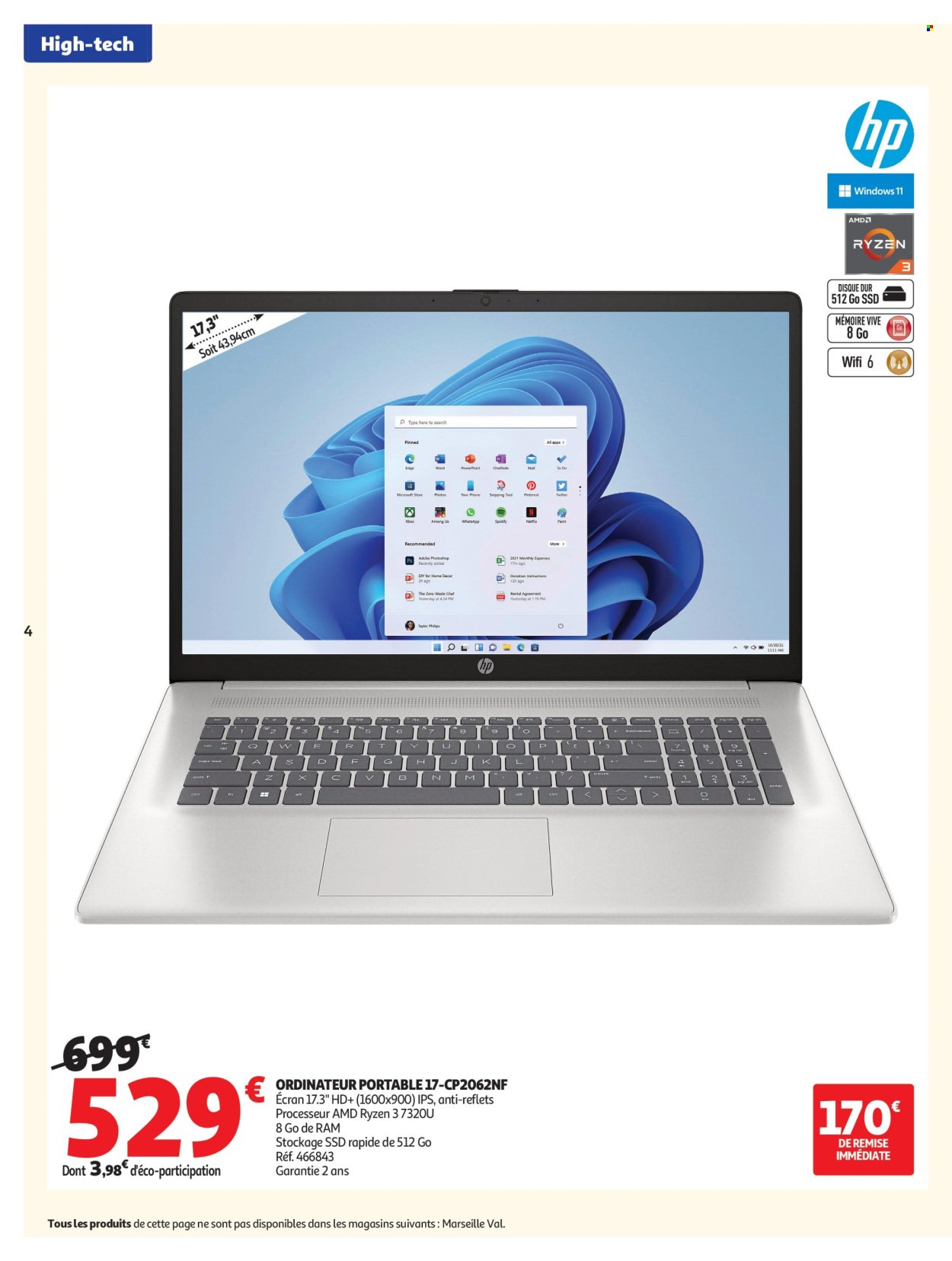 Catalogue AUCHAN - Promos rentrée étudiants