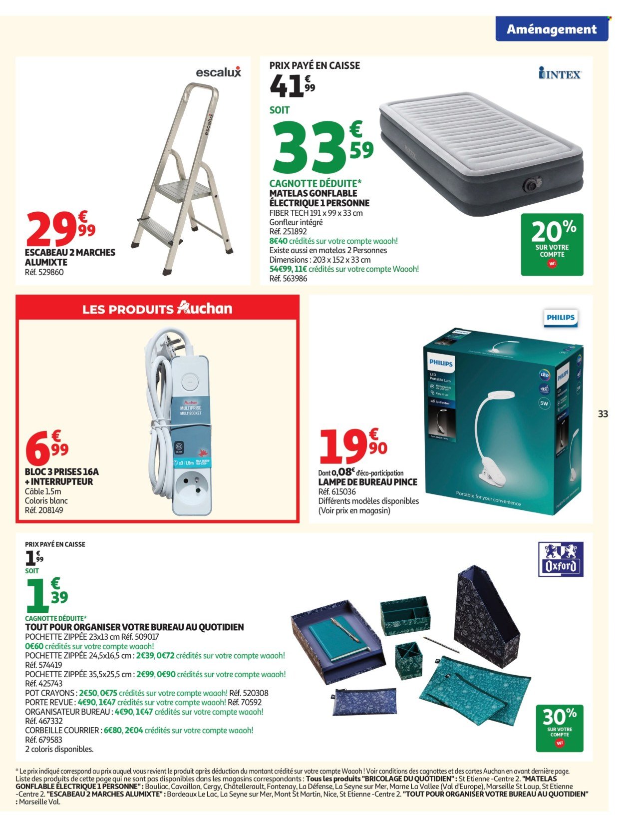 Catalogue AUCHAN - Promos rentrée étudiants