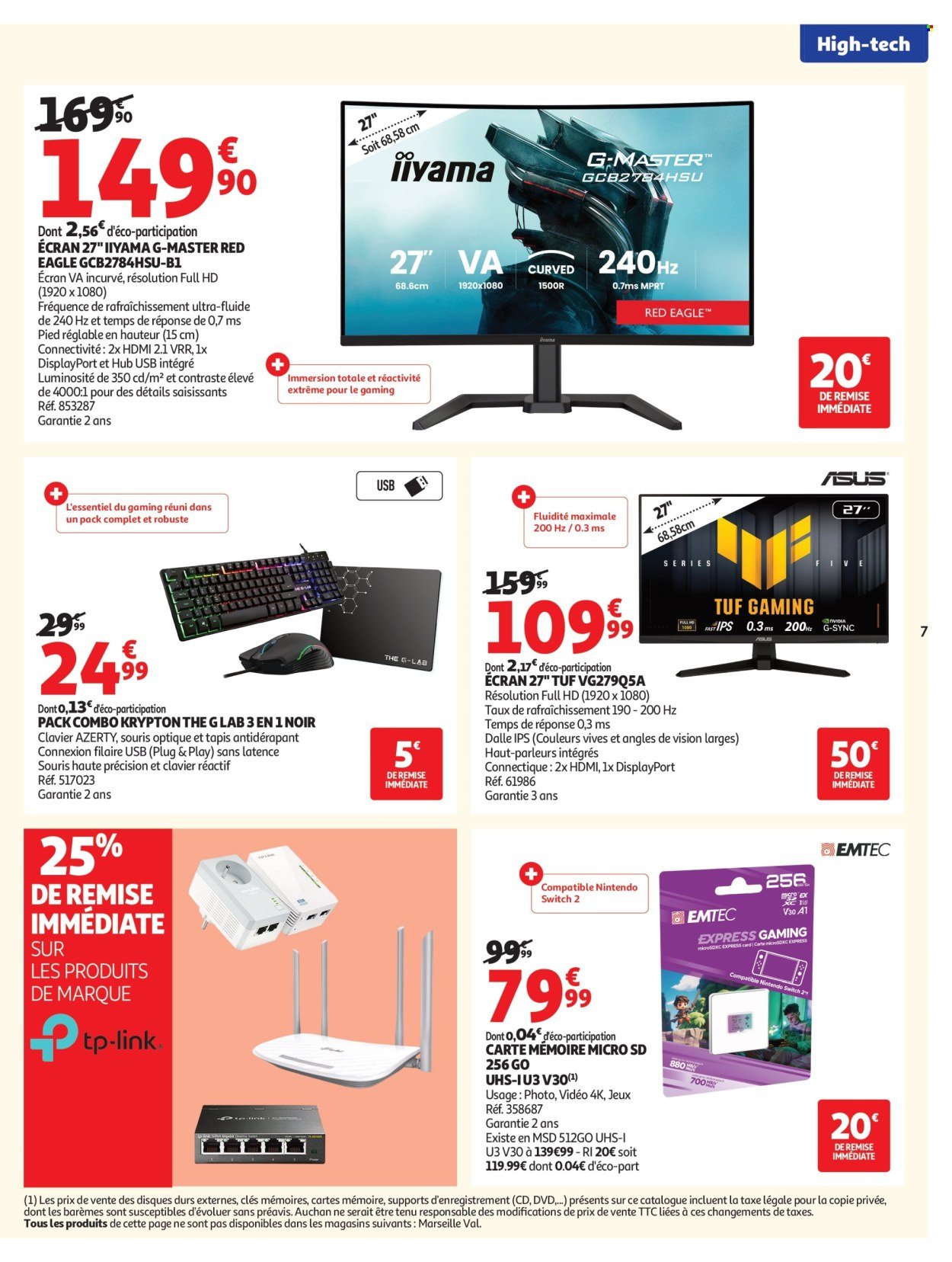 Catalogue AUCHAN - Promos rentrée étudiants