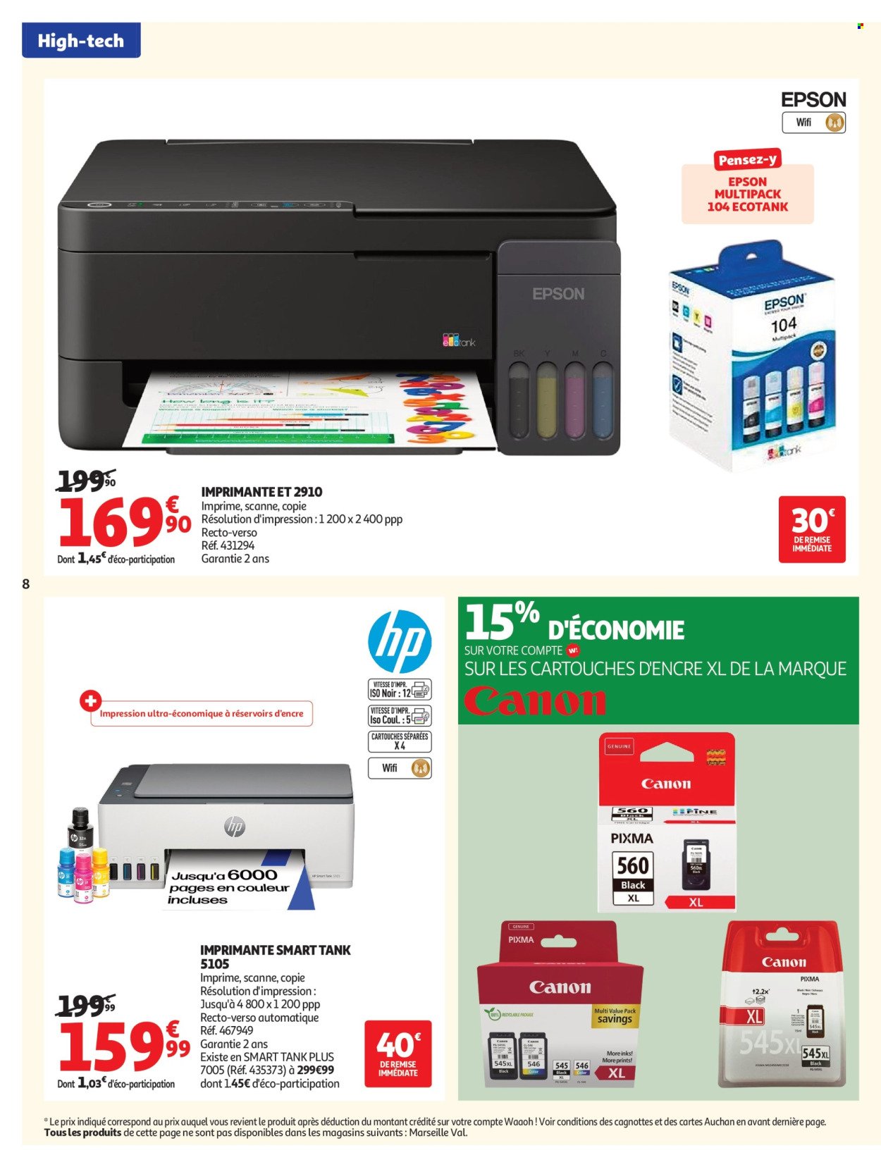 Catalogue AUCHAN - Promos rentrée étudiants