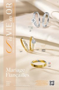 Catalogue AUCHAN - La Vie en Or : Mariage - Fiançailles