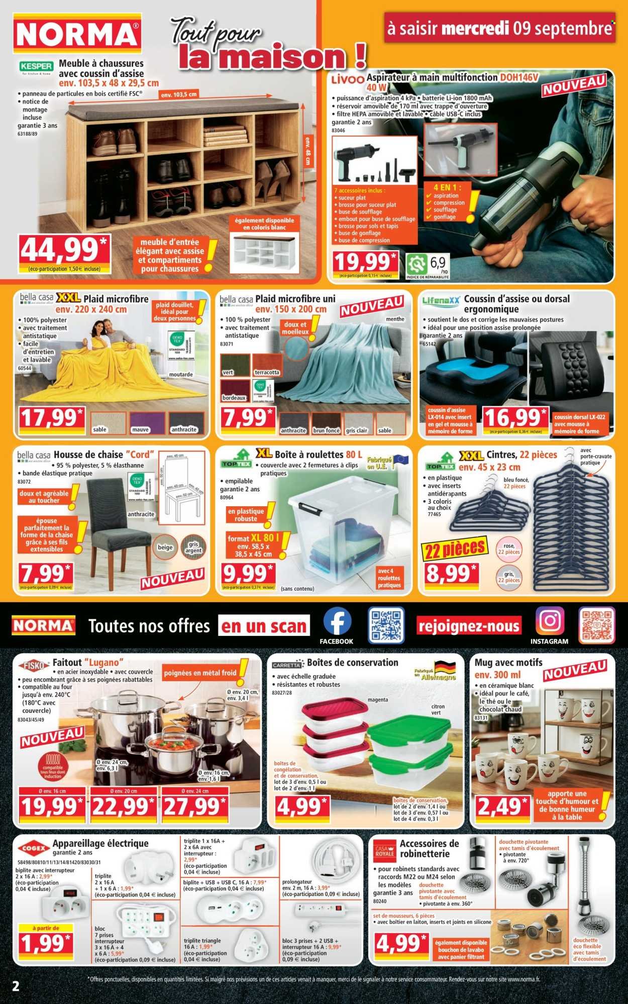 Catalogue NORMA - Du mercredi 9 septembre 2026