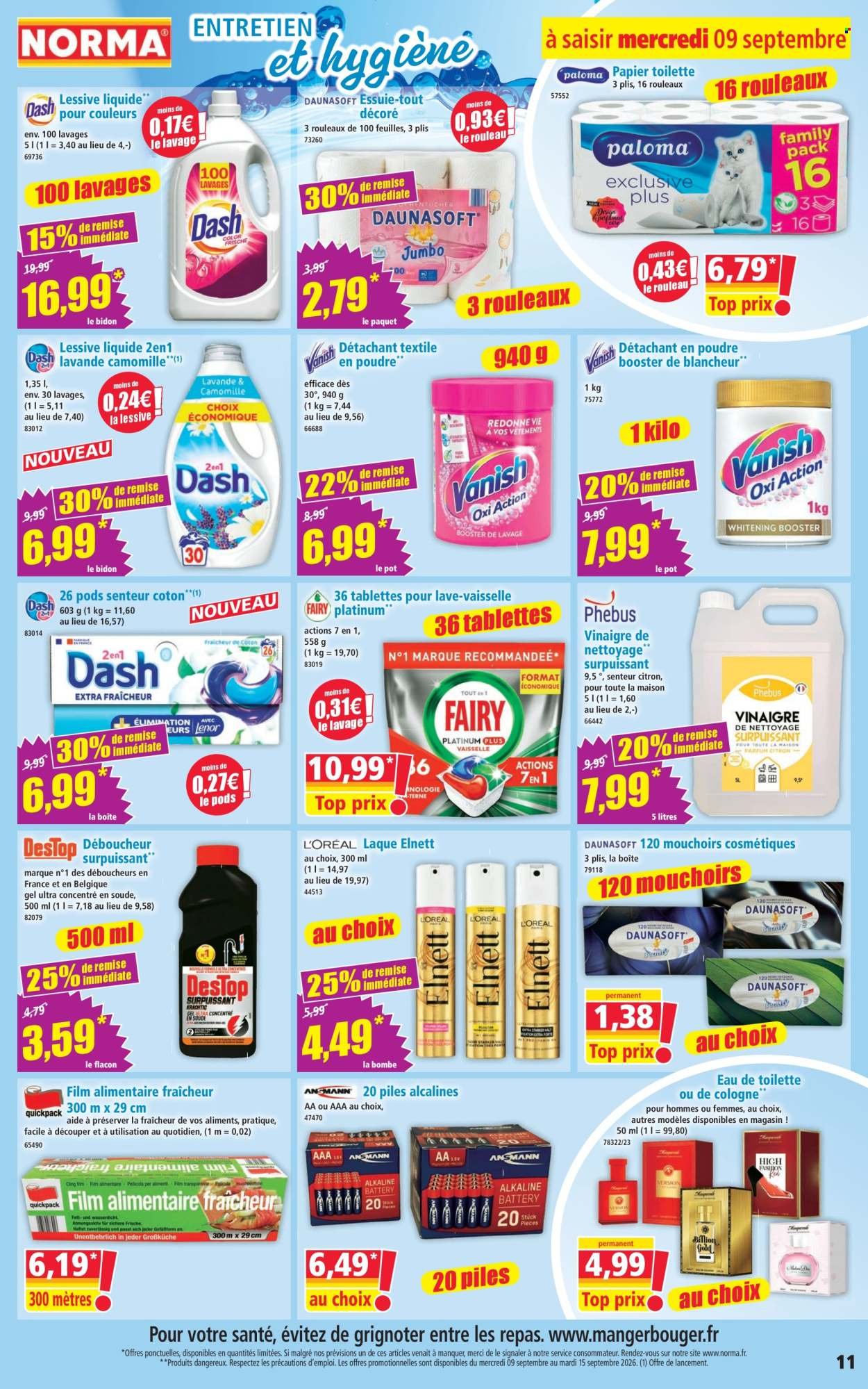 Catalogue NORMA - Du mercredi 9 septembre 2026