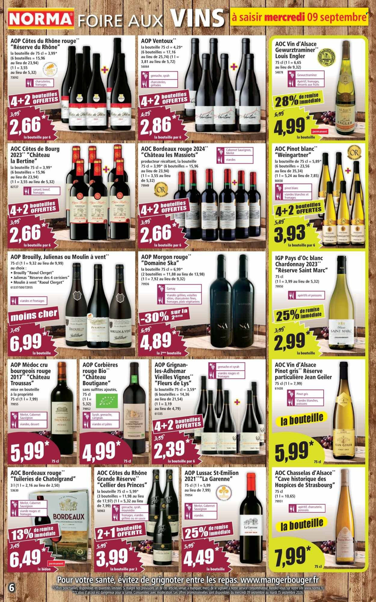 Catalogue NORMA - Du mercredi 9 septembre 2026