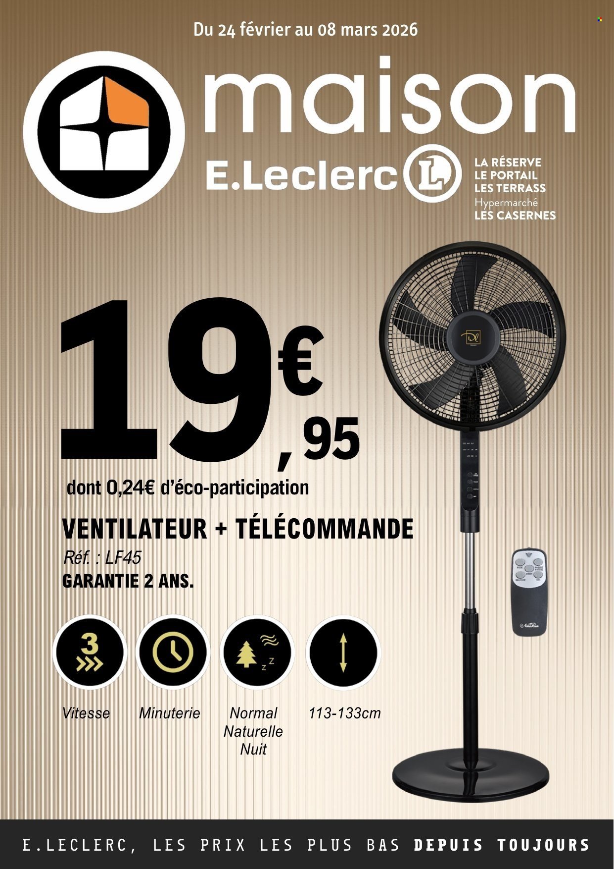 Catalogue E.LECLERC - Du mardi 24 février 2026