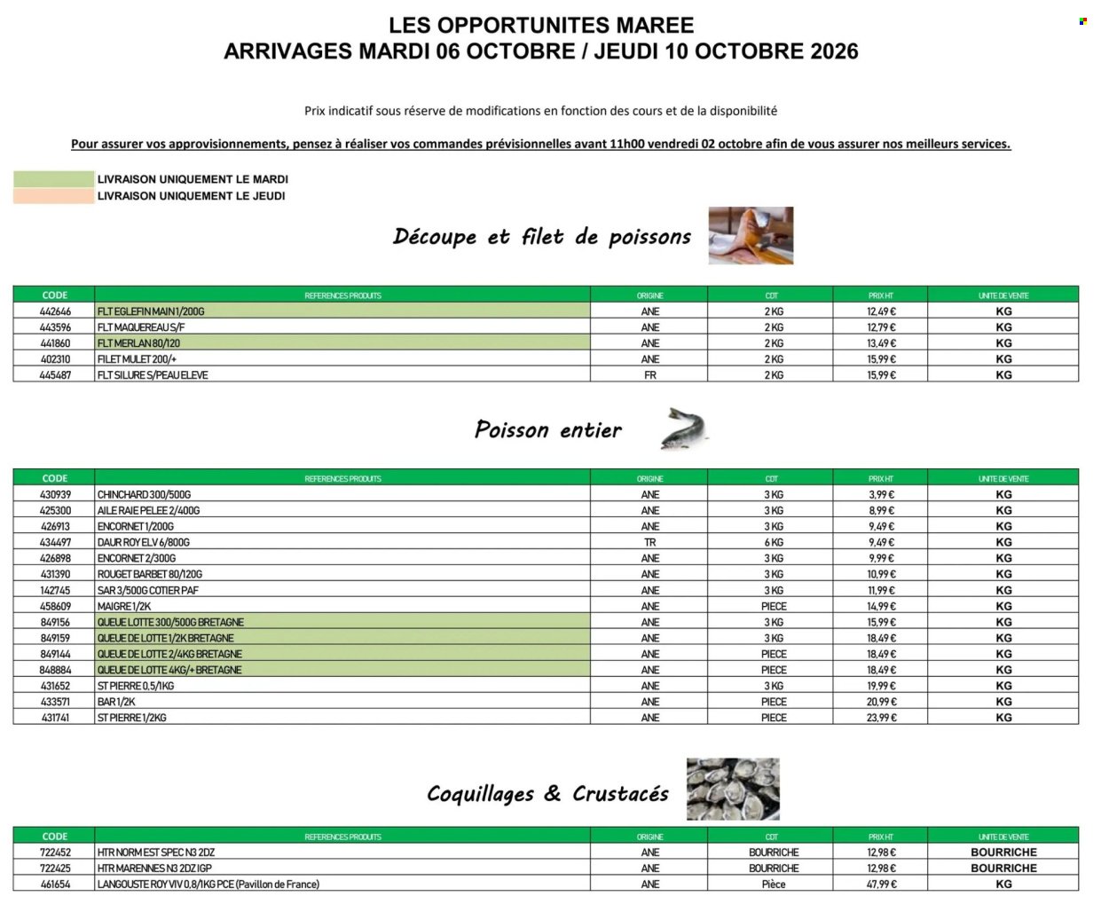 Catalogue PROMOCASH - Offre marée