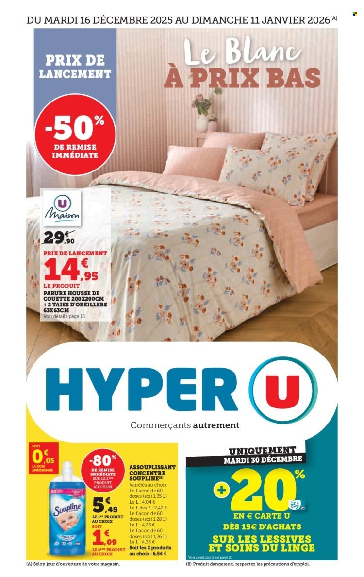 Catalogue HYPER U - Le blanc à prix bas (2025-12-16 - 2026-01-11)