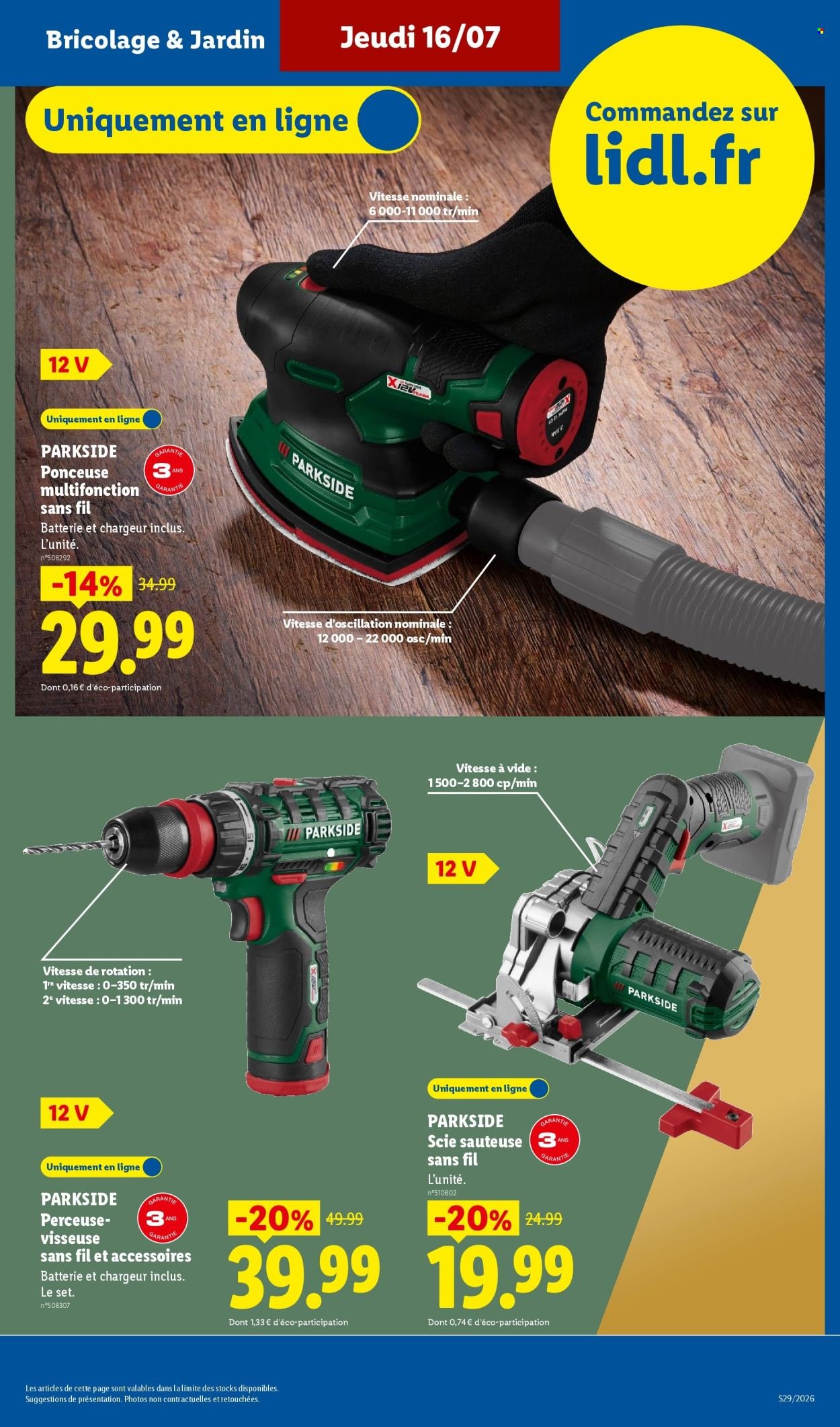 Catalogue LIDL - Les Exclus Web de la semaine