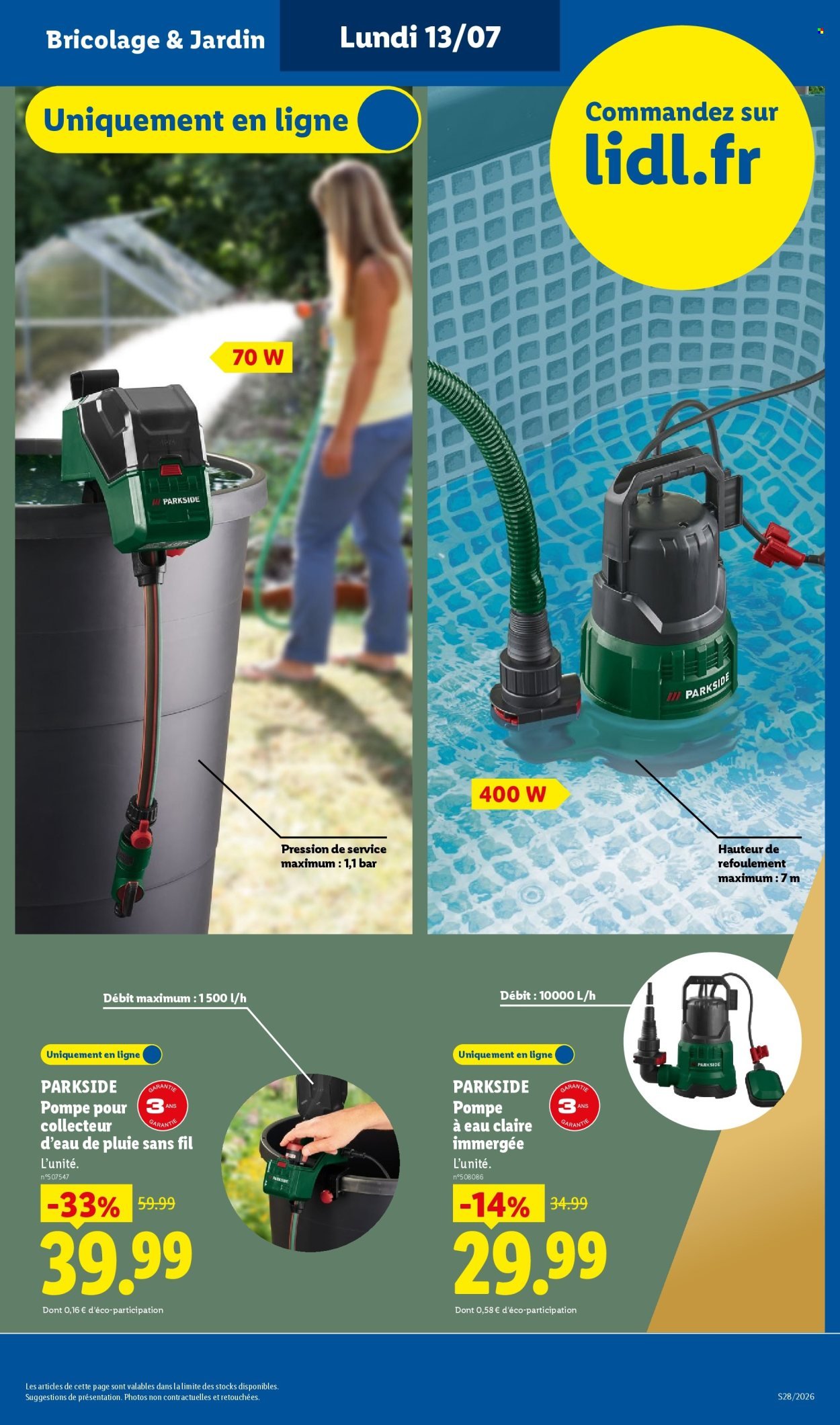 Catalogue LIDL - Les Exclus Web de la semaine