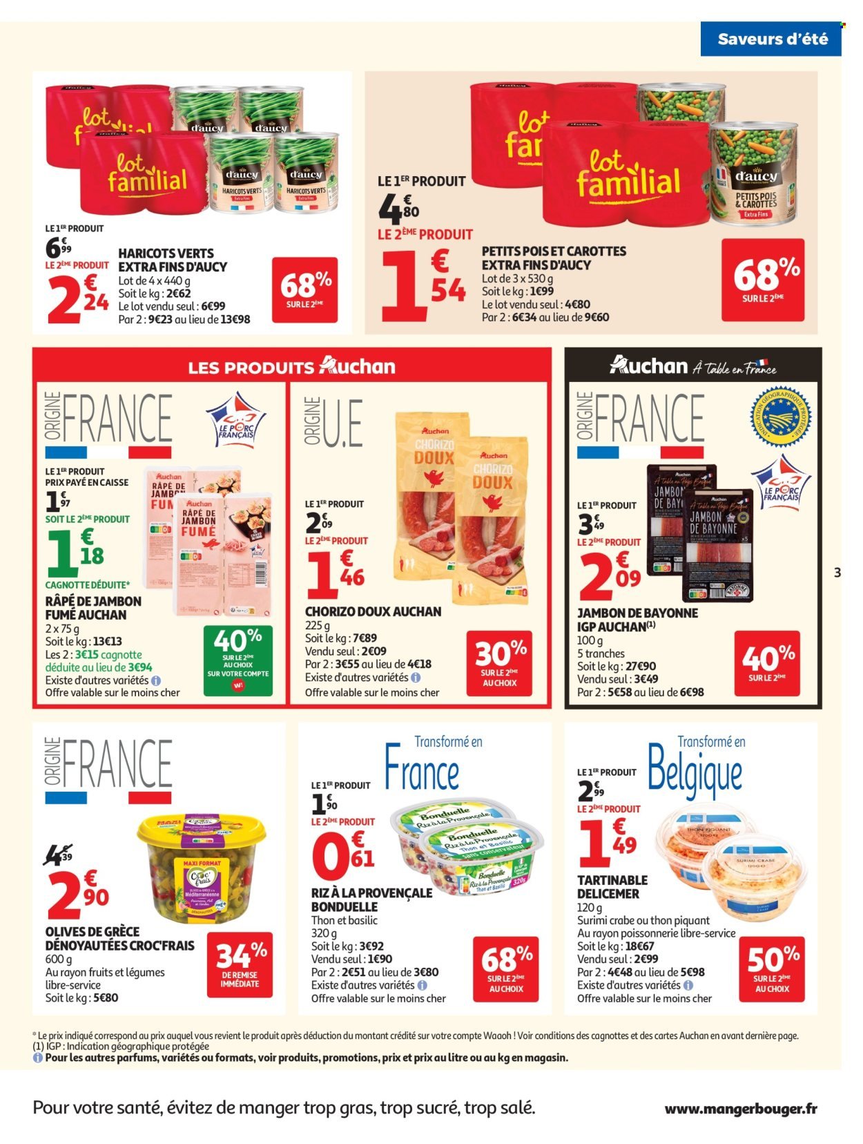 Catalogue AUCHAN - Saveurs d'été supers