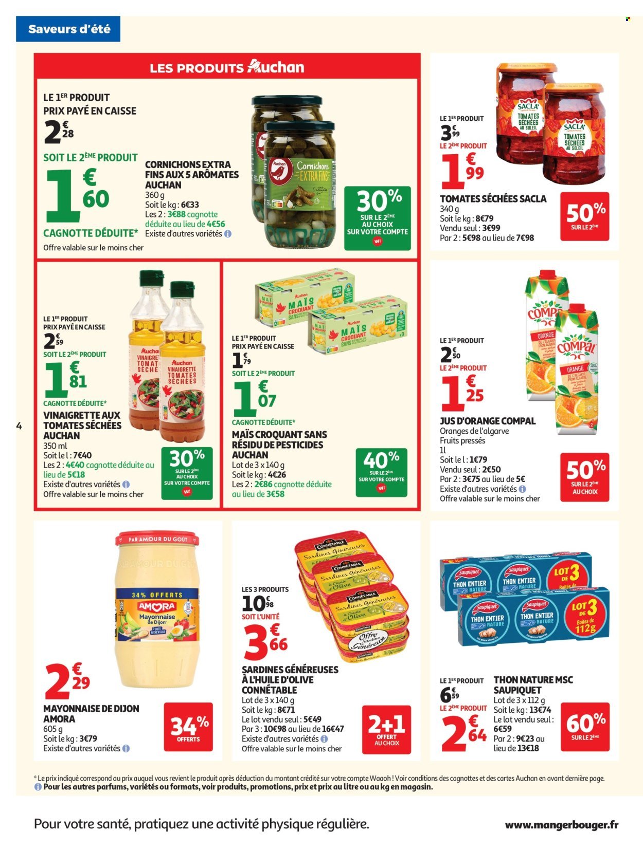 Catalogue AUCHAN - Saveurs d'été supers