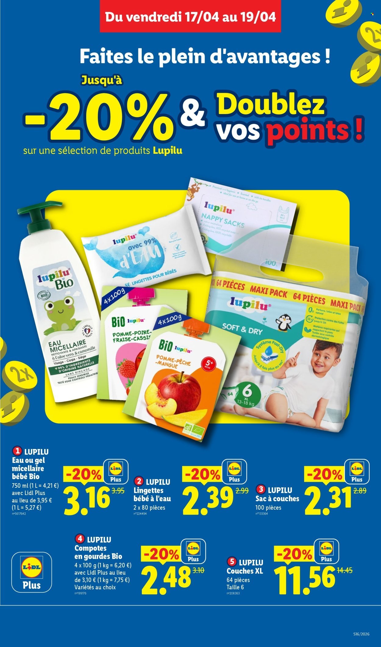Catalogue LIDL - Les promos de la semaine (2026-04-16 - 2026-04-22)