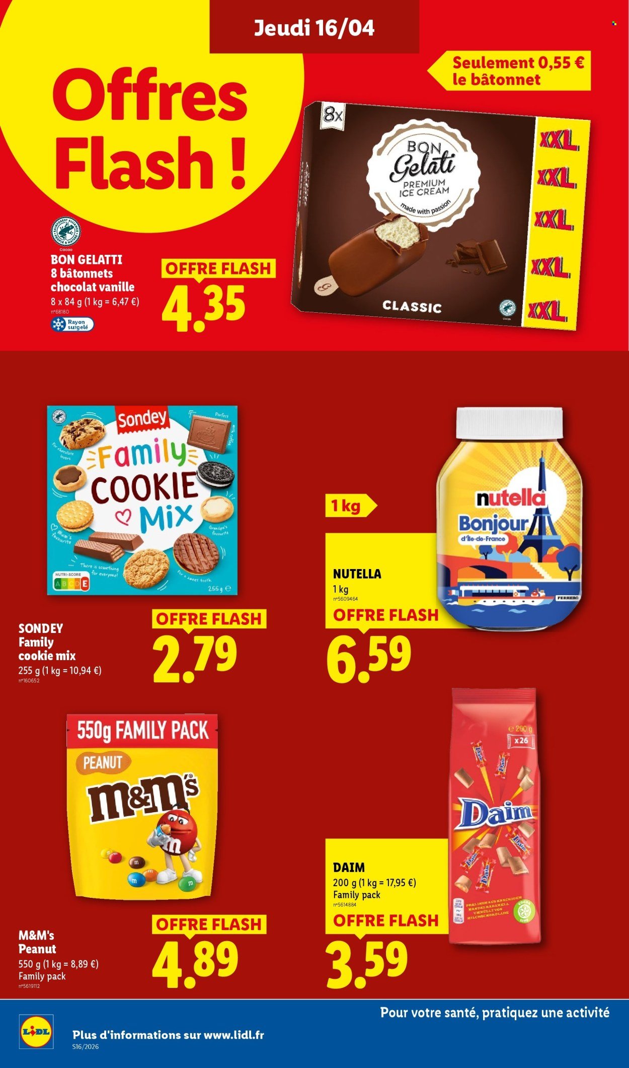Catalogue LIDL - Les promos de la semaine (2026-04-16 - 2026-04-22)