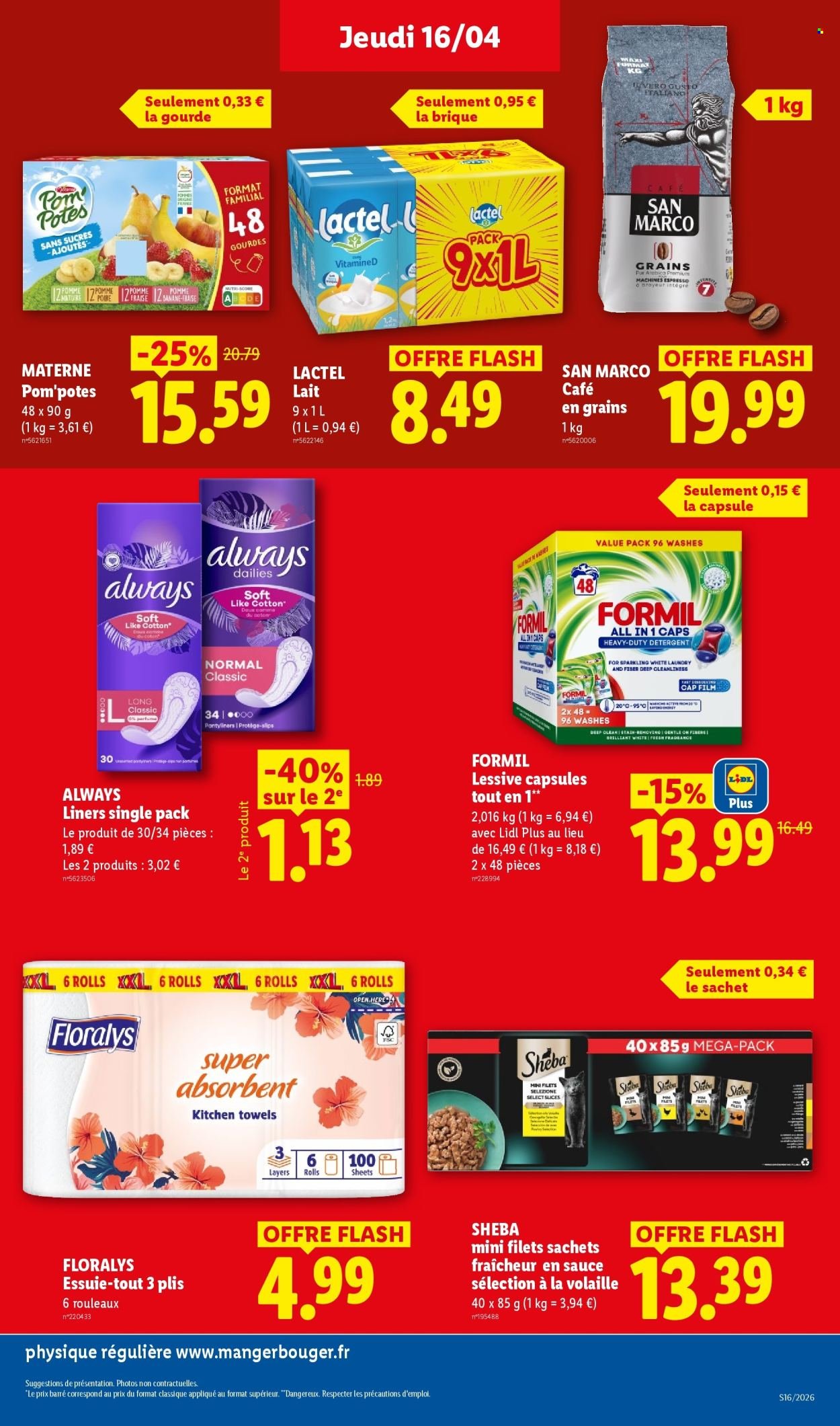 Catalogue LIDL - Les promos de la semaine (2026-04-16 - 2026-04-22)