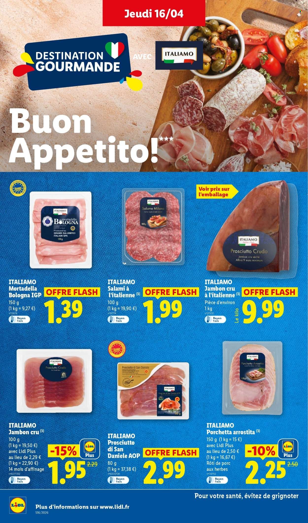 Catalogue LIDL - Les promos de la semaine (2026-04-16 - 2026-04-22)