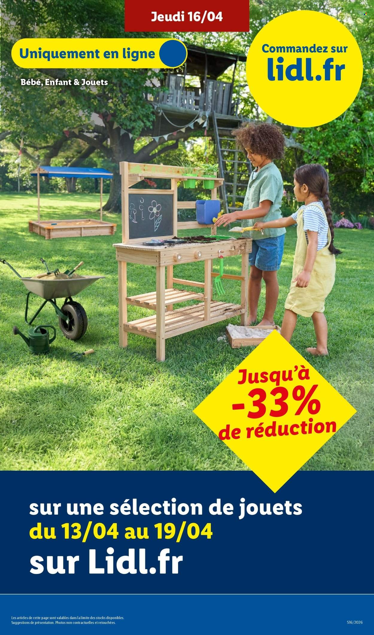 Catalogue LIDL - Les promos de la semaine (2026-04-16 - 2026-04-22)