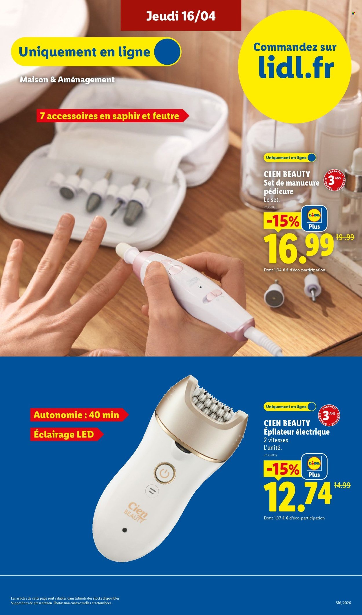 Catalogue LIDL - Les promos de la semaine (2026-04-16 - 2026-04-22)