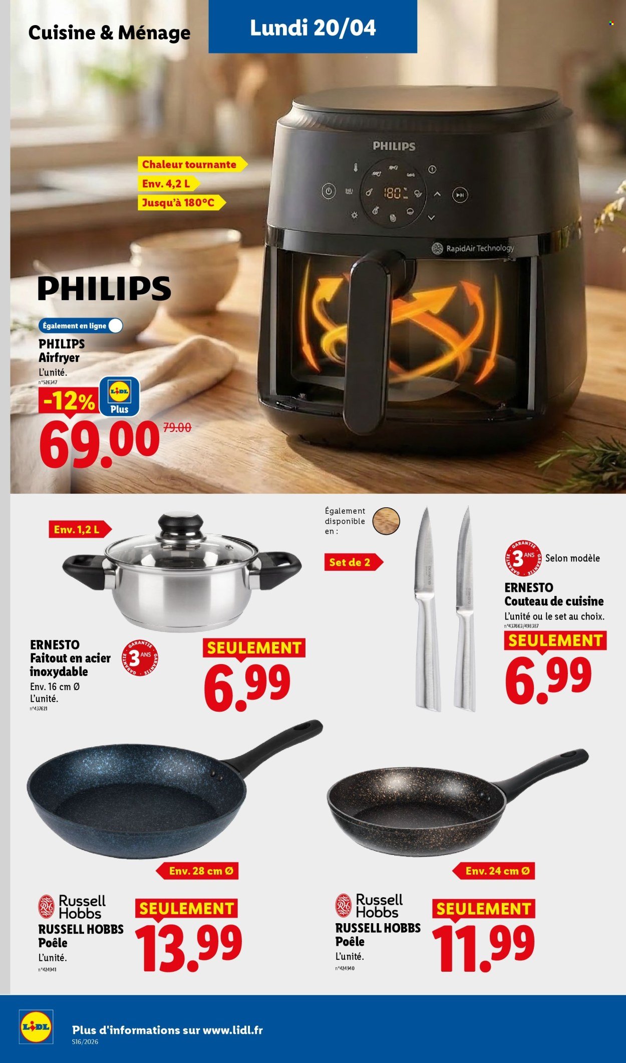 Catalogue LIDL - Les promos de la semaine (2026-04-16 - 2026-04-22)