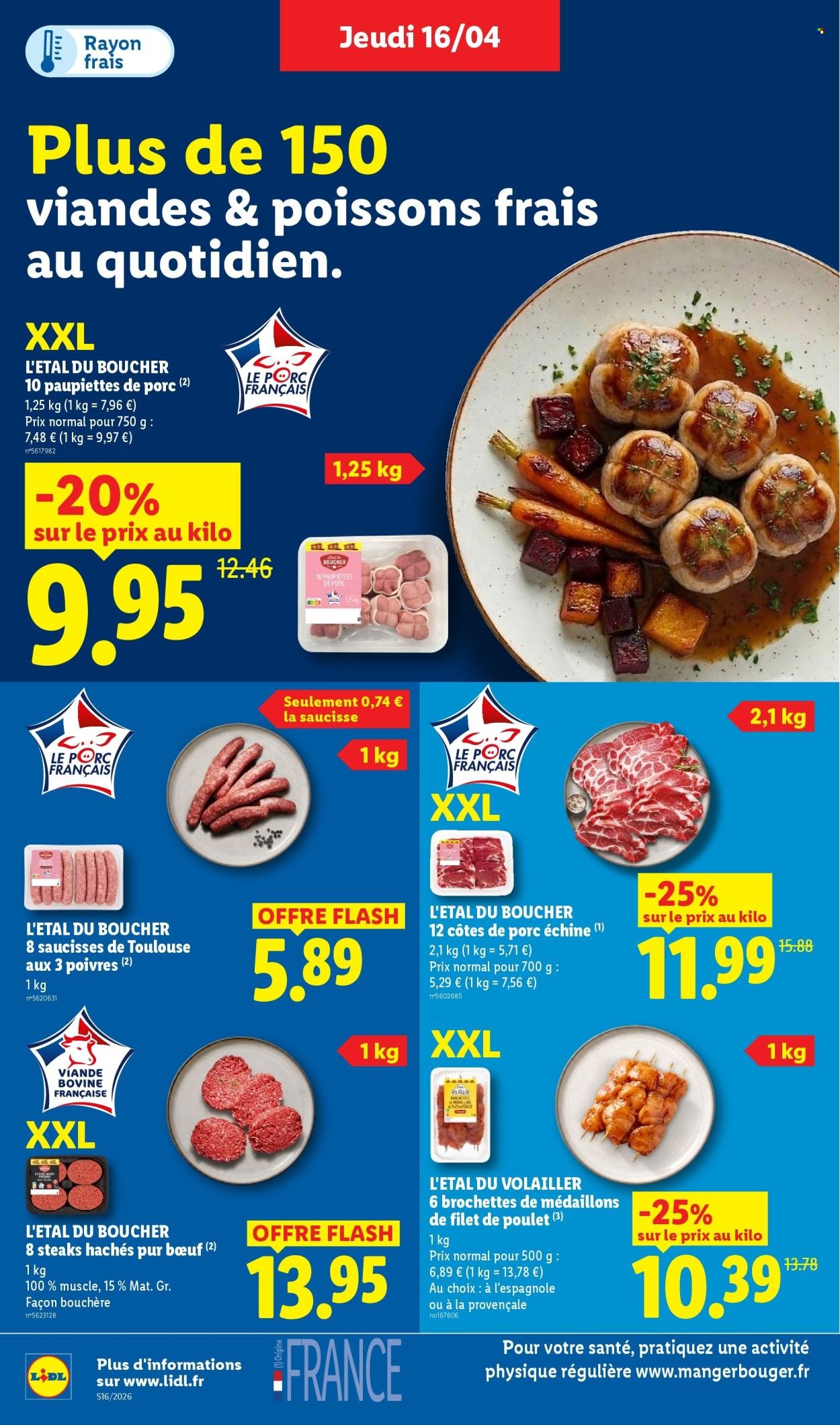 Catalogue LIDL - Les promos de la semaine (2026-04-16 - 2026-04-22)