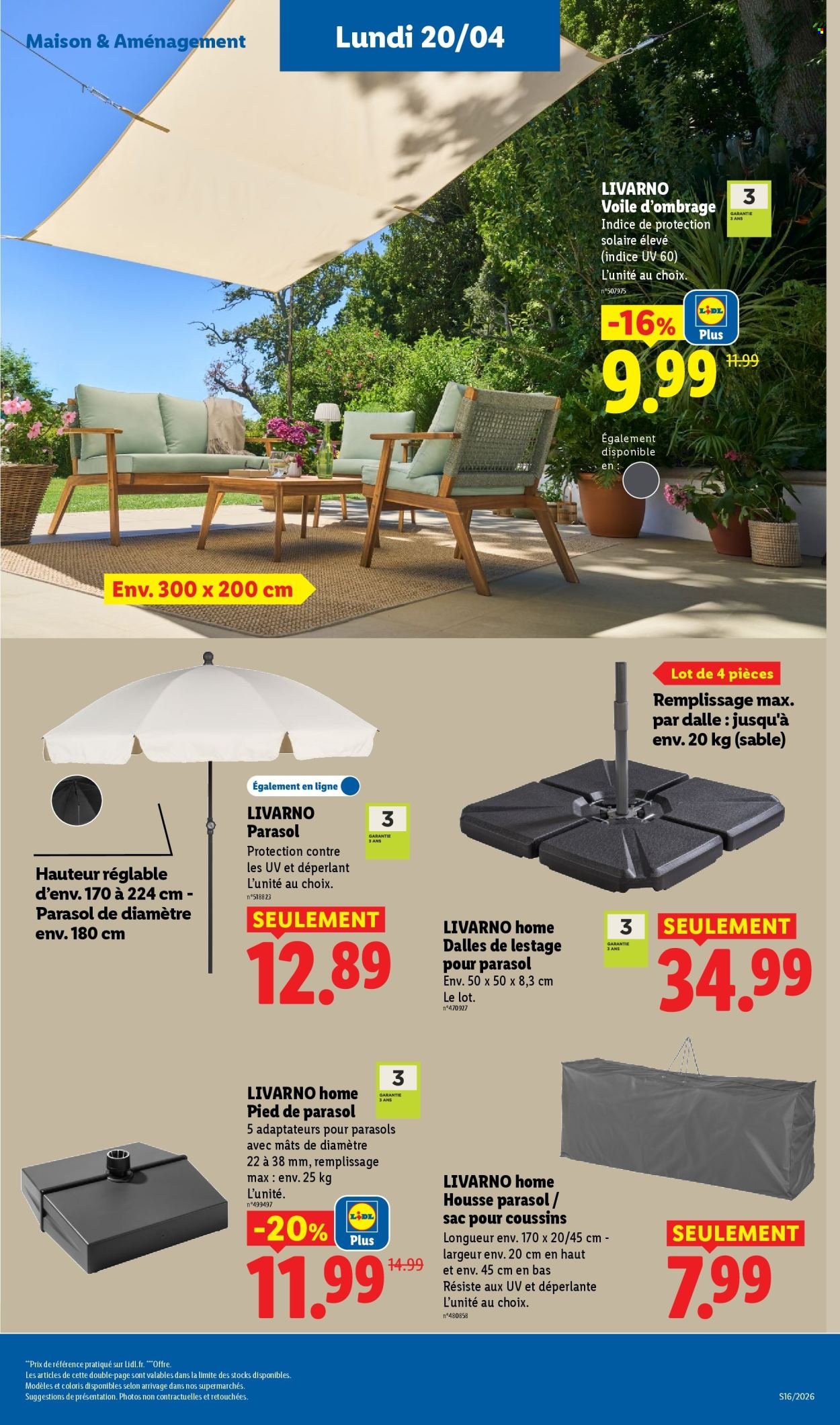 Catalogue LIDL - Les promos de la semaine (2026-04-16 - 2026-04-22)