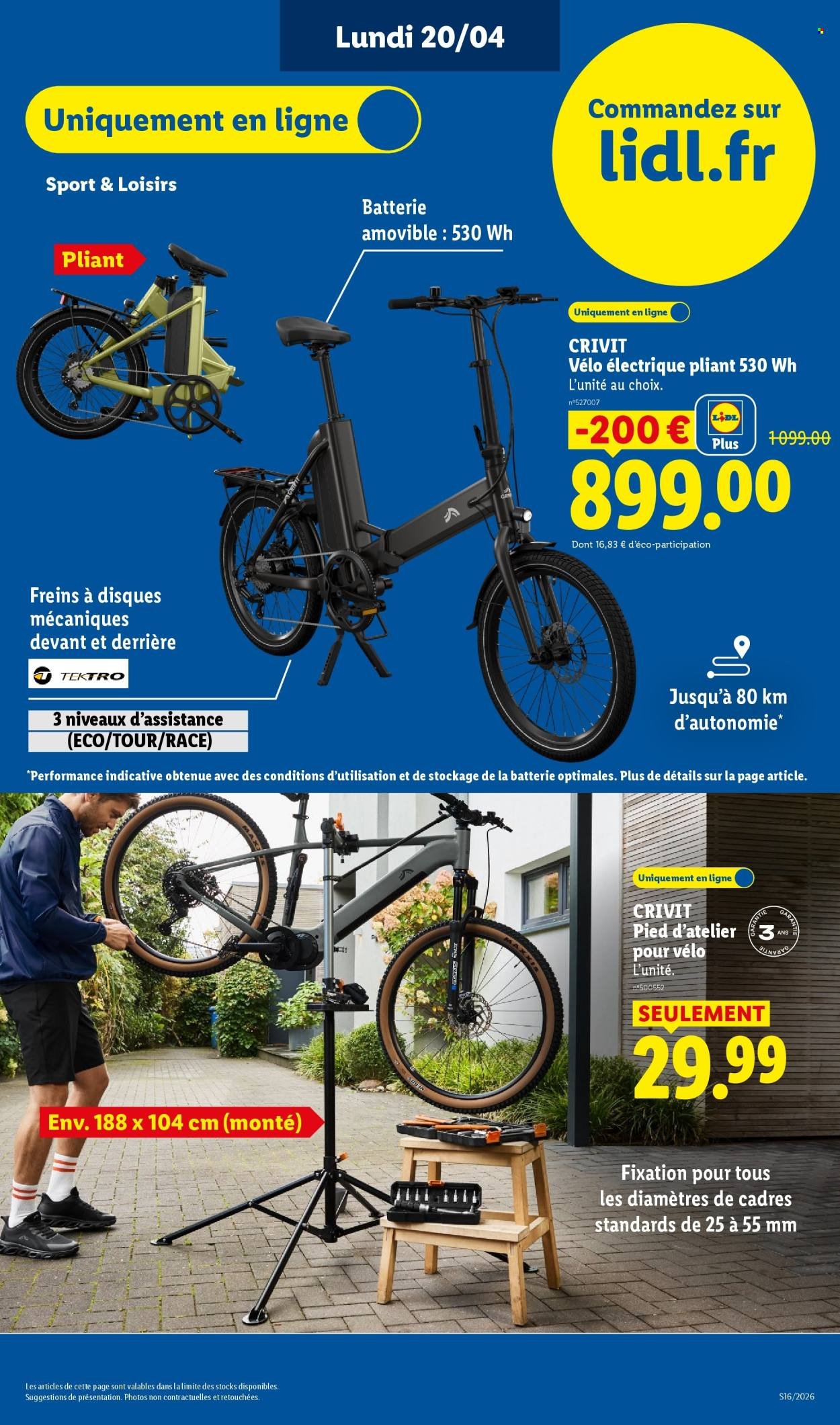 Catalogue LIDL - Les promos de la semaine (2026-04-16 - 2026-04-22)