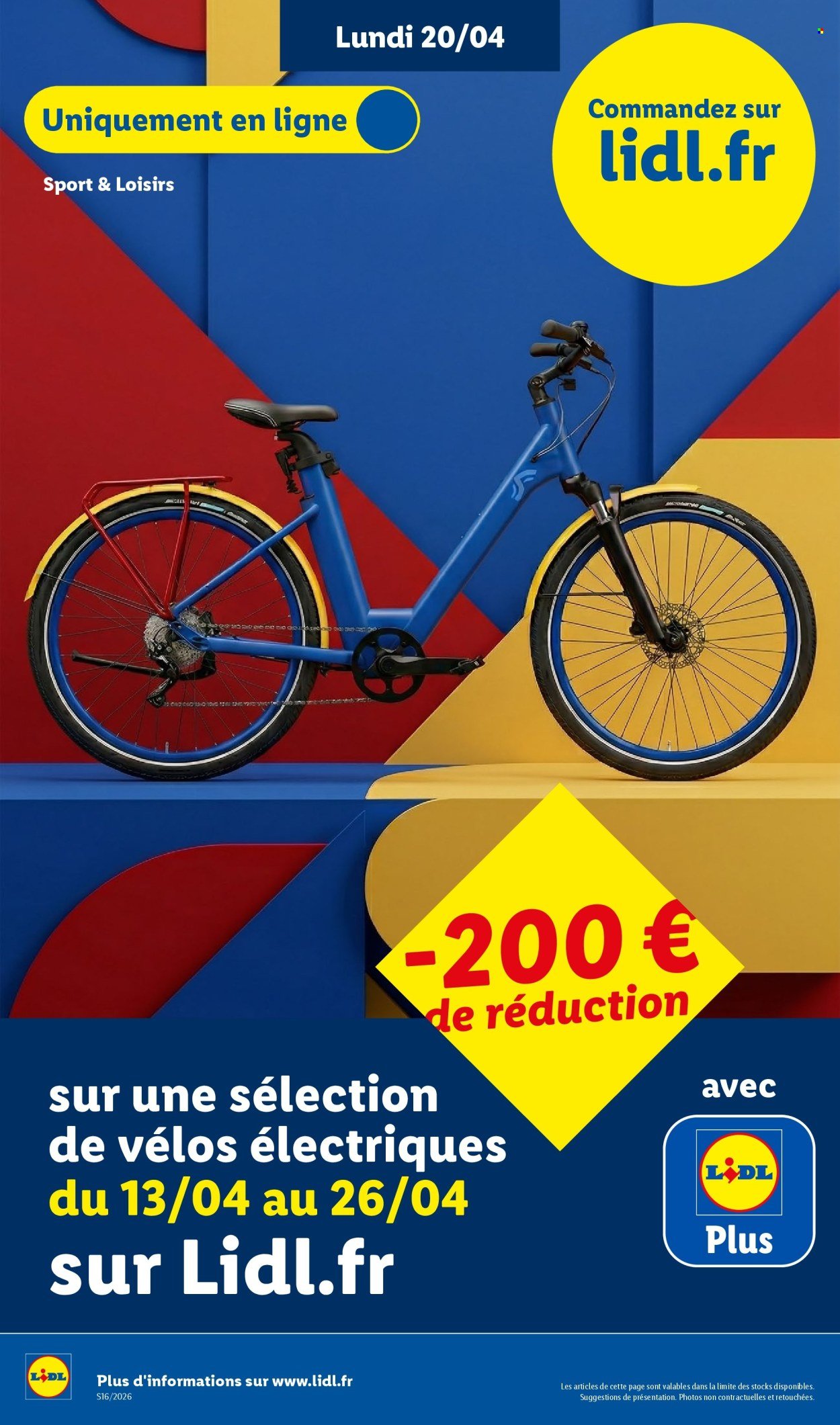 Catalogue LIDL - Les promos de la semaine (2026-04-16 - 2026-04-22)