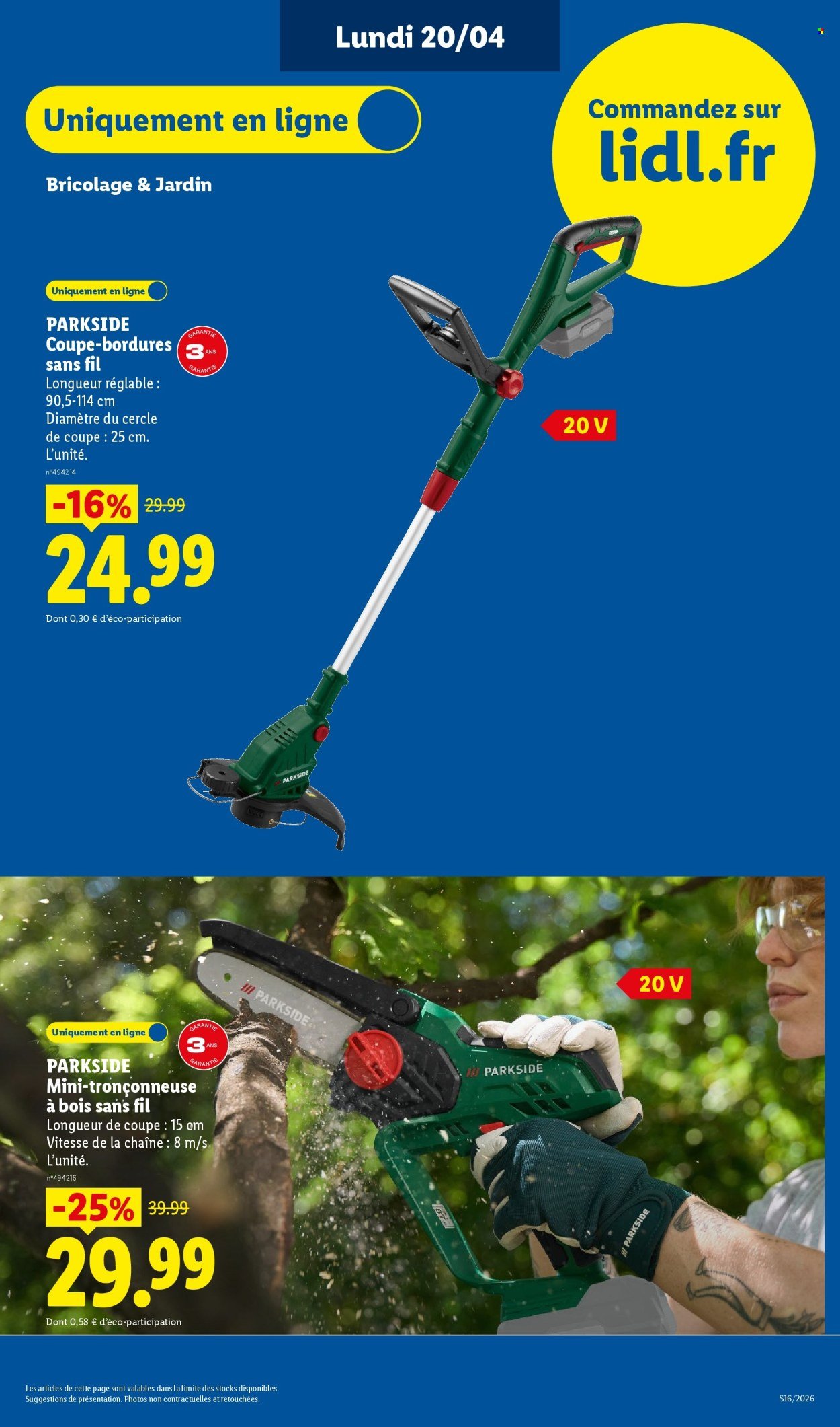 Catalogue LIDL - Les promos de la semaine (2026-04-16 - 2026-04-22)