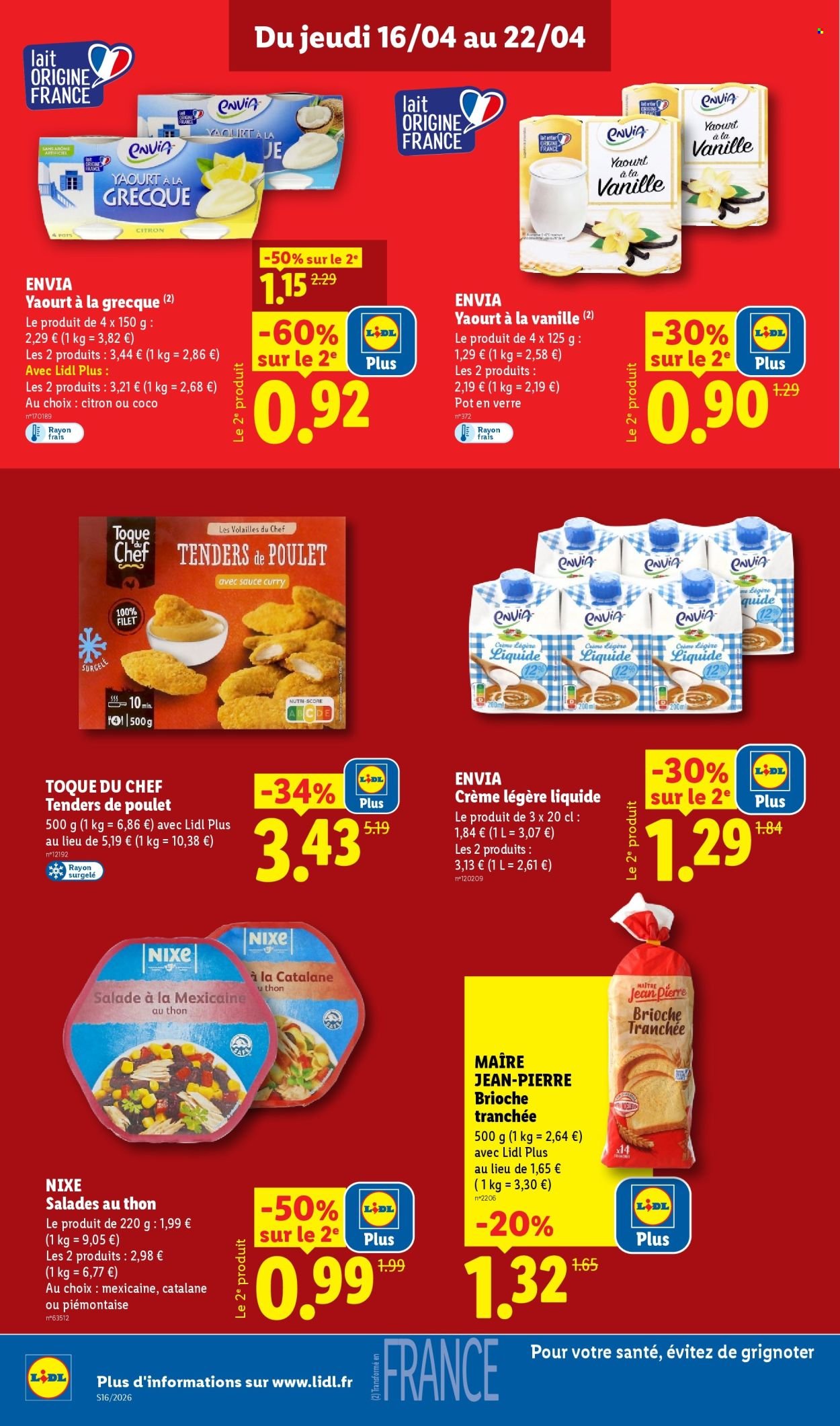 Catalogue LIDL - Les promos de la semaine (2026-04-16 - 2026-04-22)